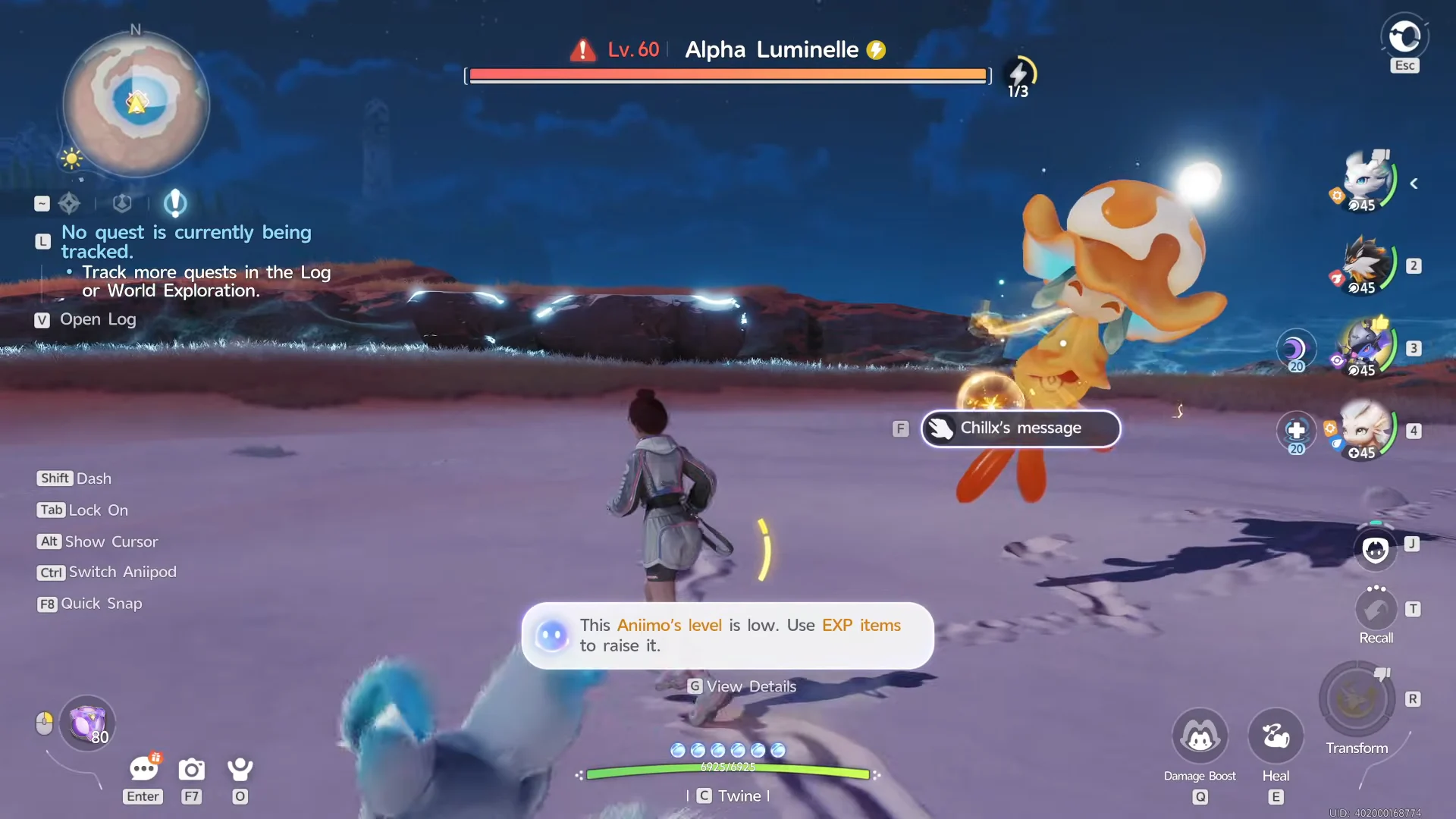 Boss Battle: Alpha Luminelle