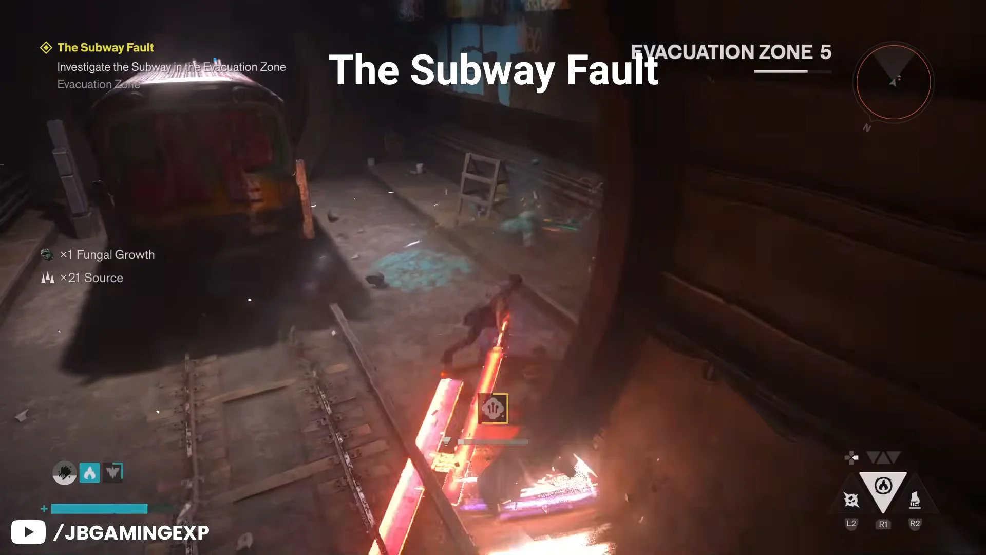 Subway Track Run & Combat