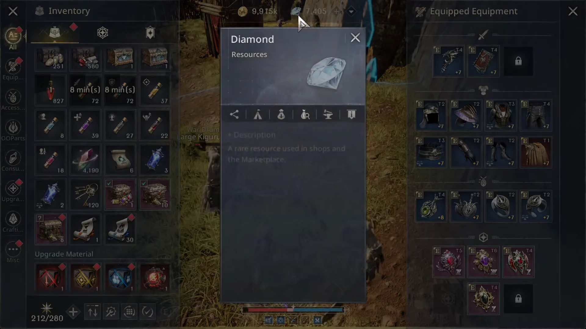 Diamond Inventory