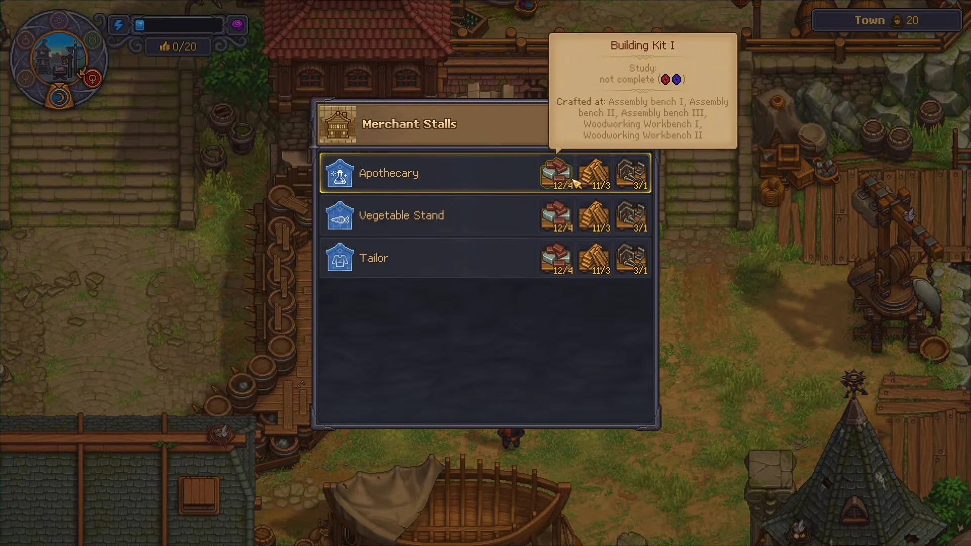 Merchant Stalls Blueprint