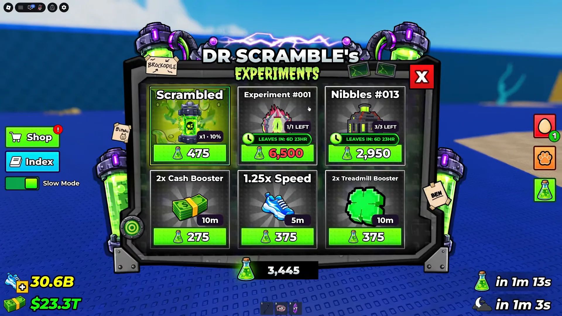Drone event explanation and shop