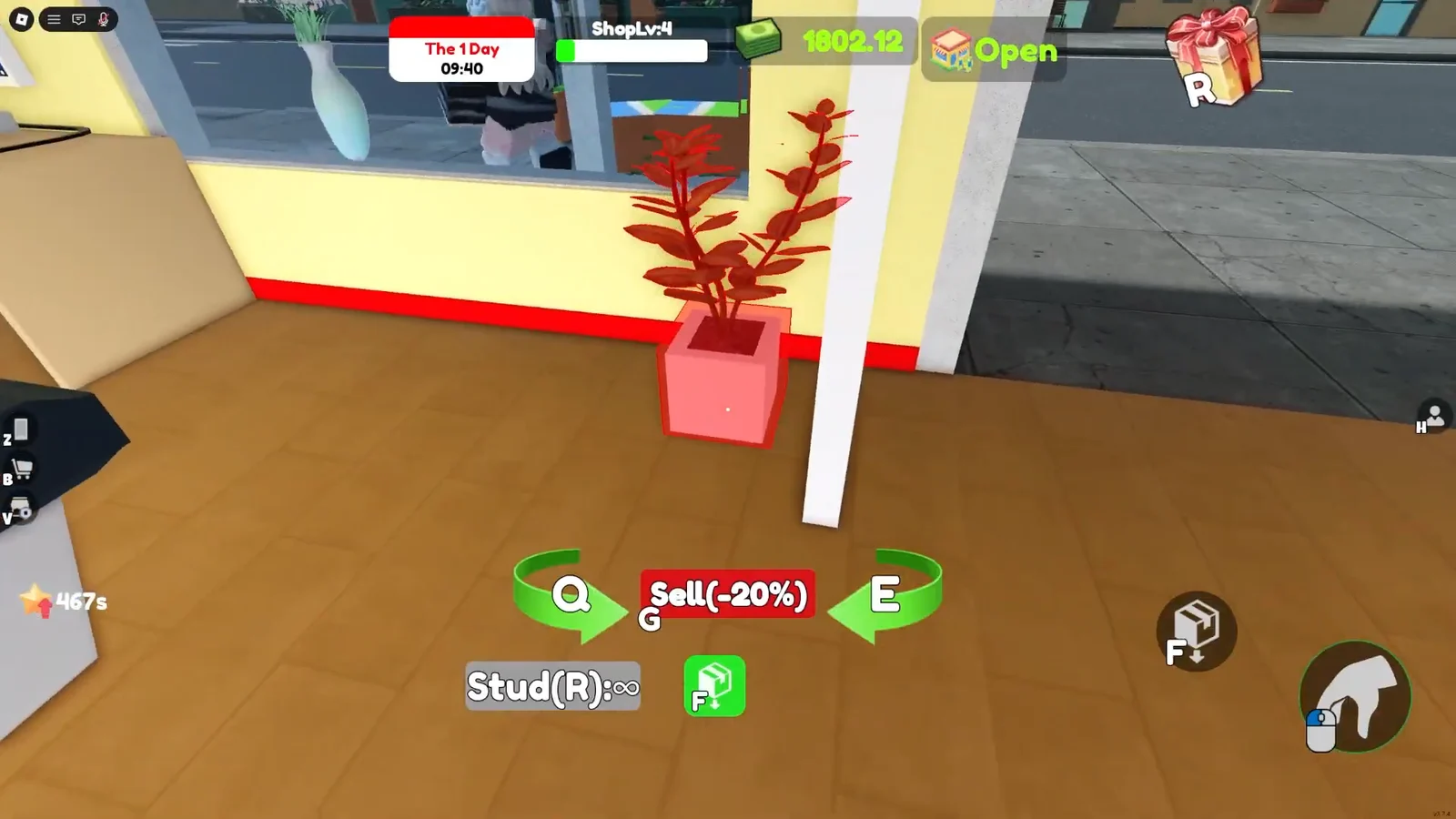 Decorating and adding self-checkout