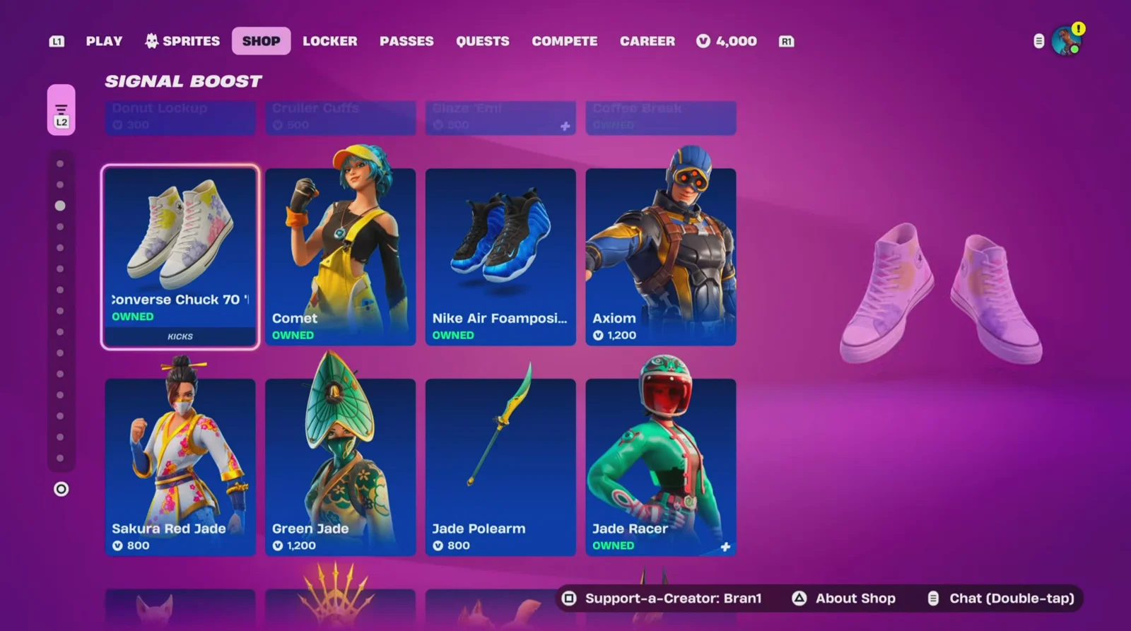 Daily Item Shop Tour