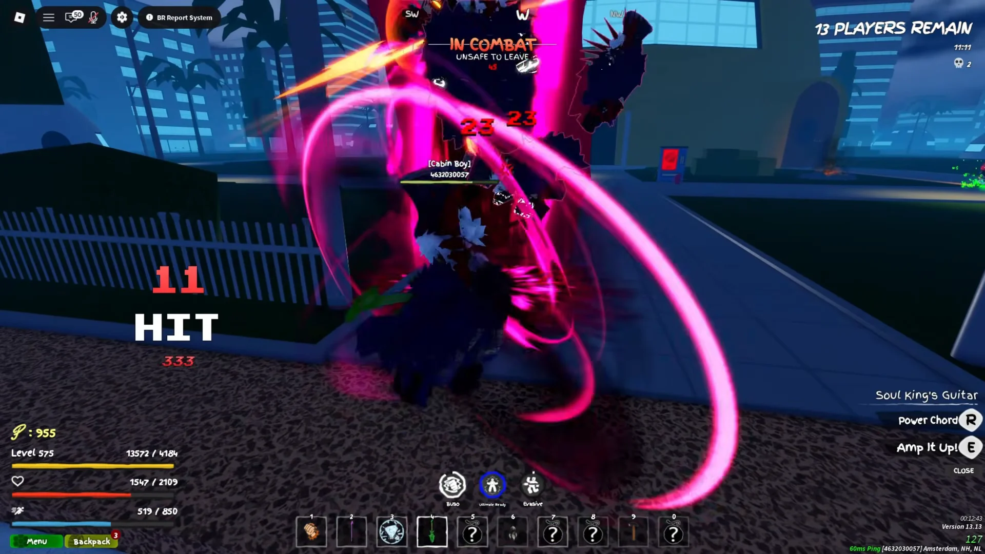 Fight against mace user