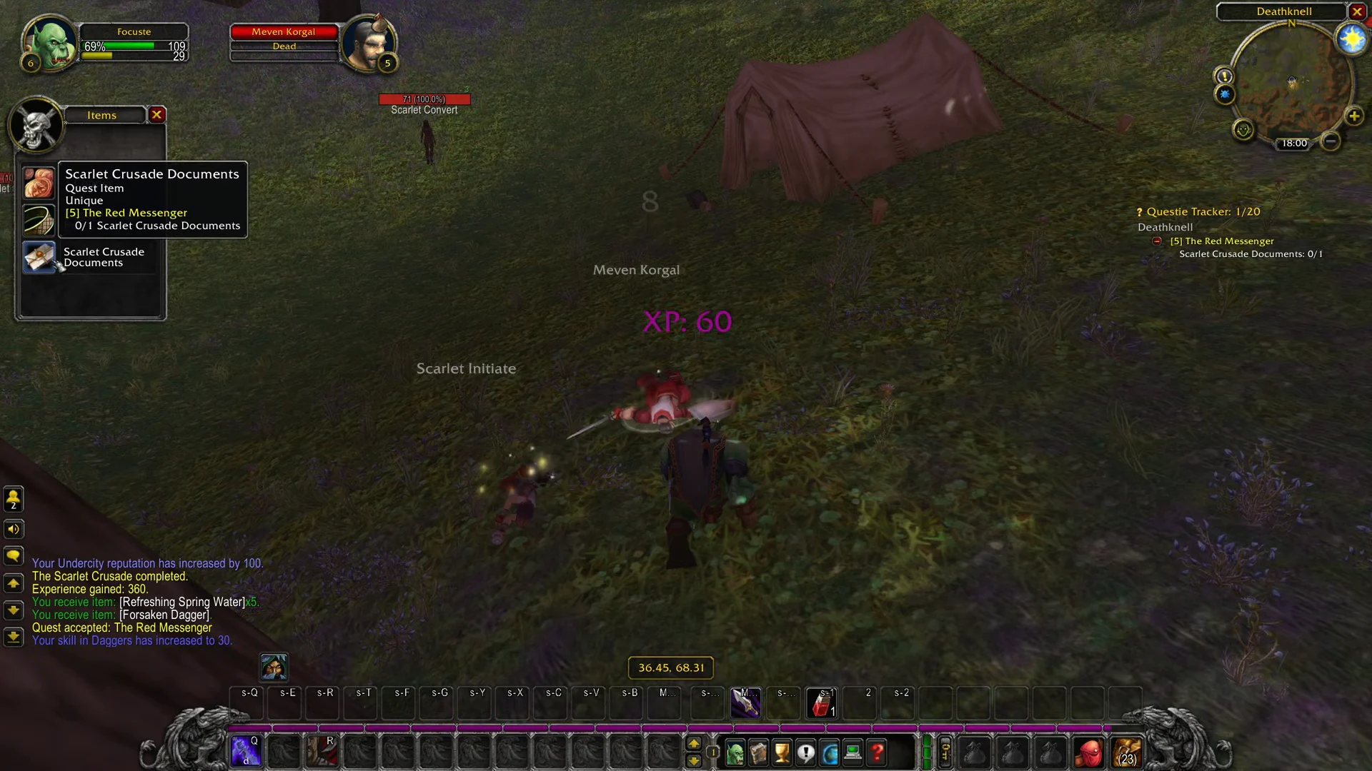 Defeating Meven Korgal