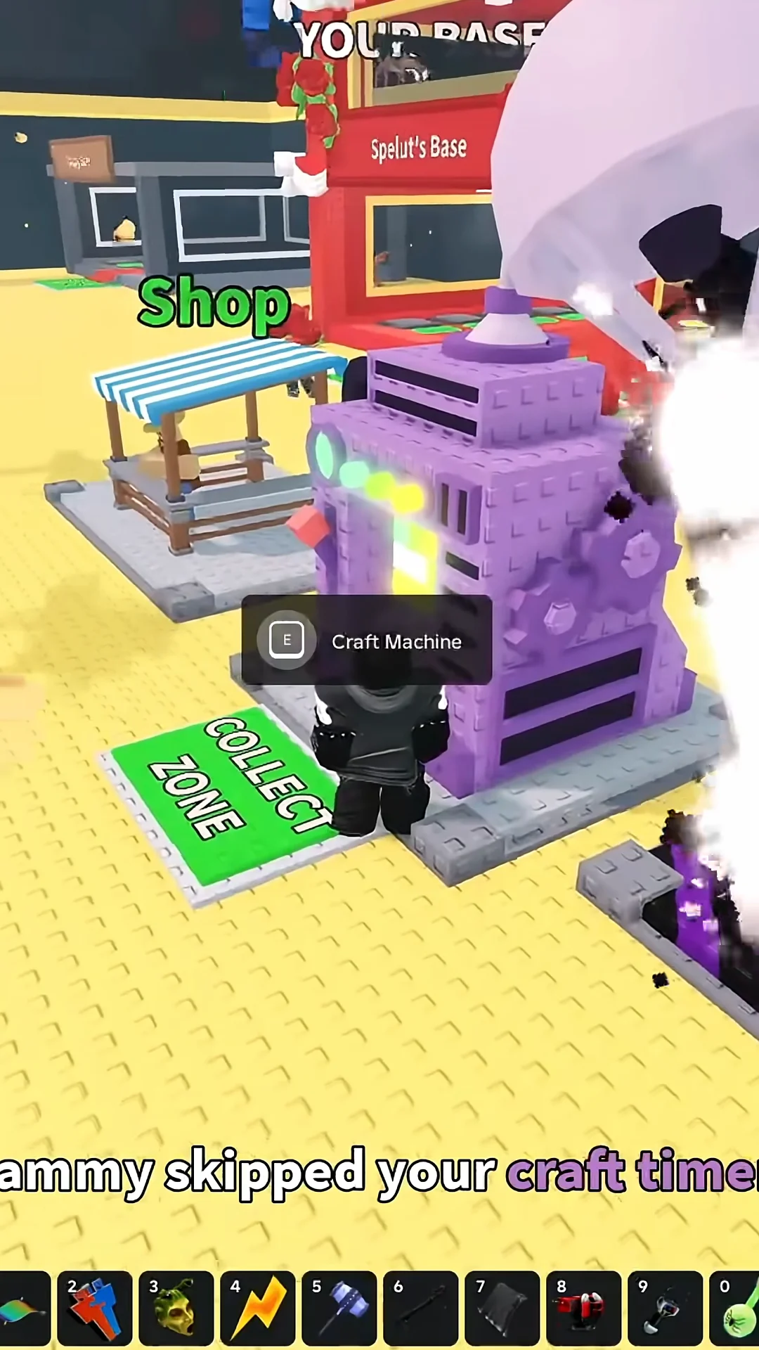 Inserting Into Craft Machine