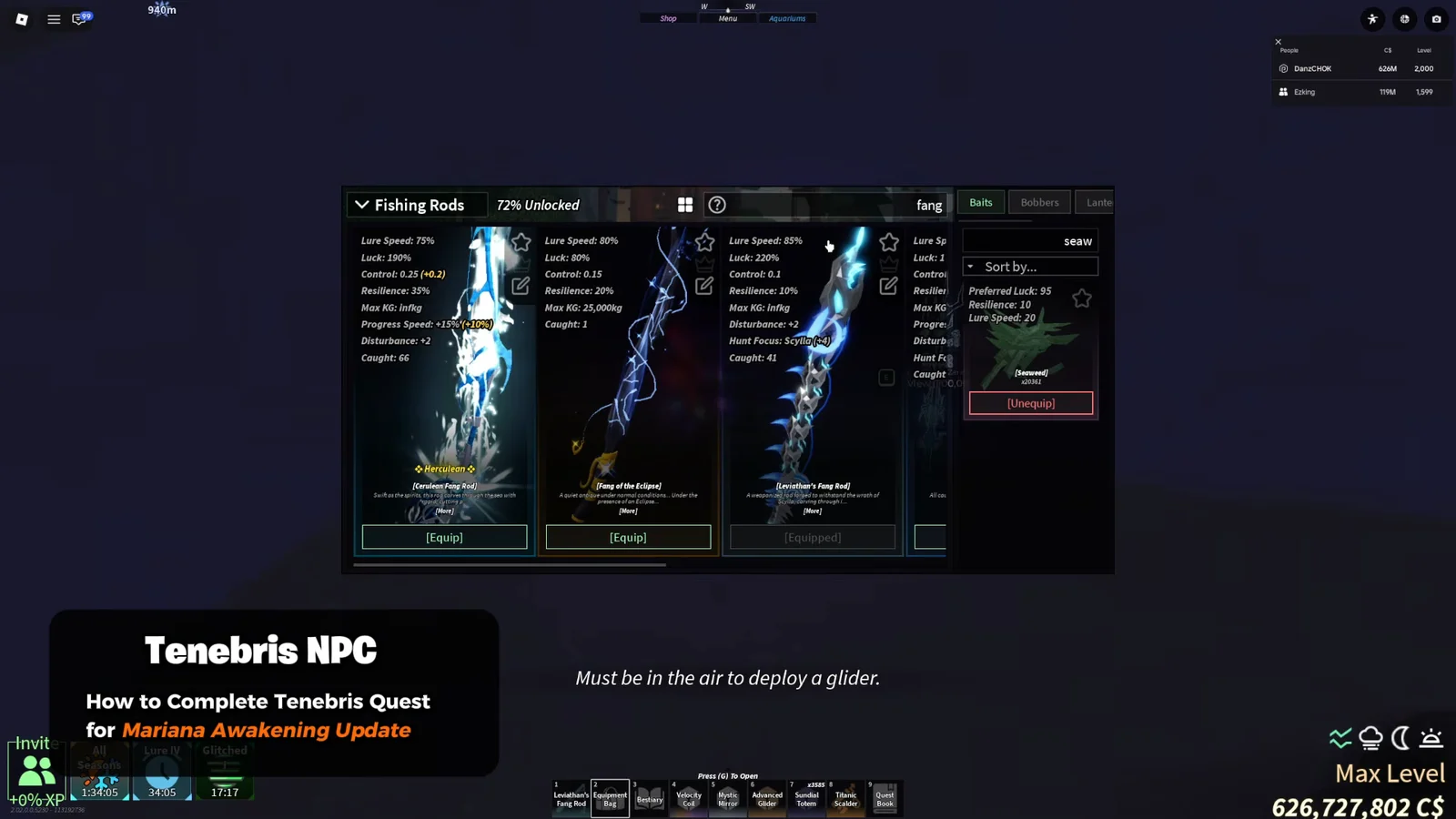 Gear and Rod Setup