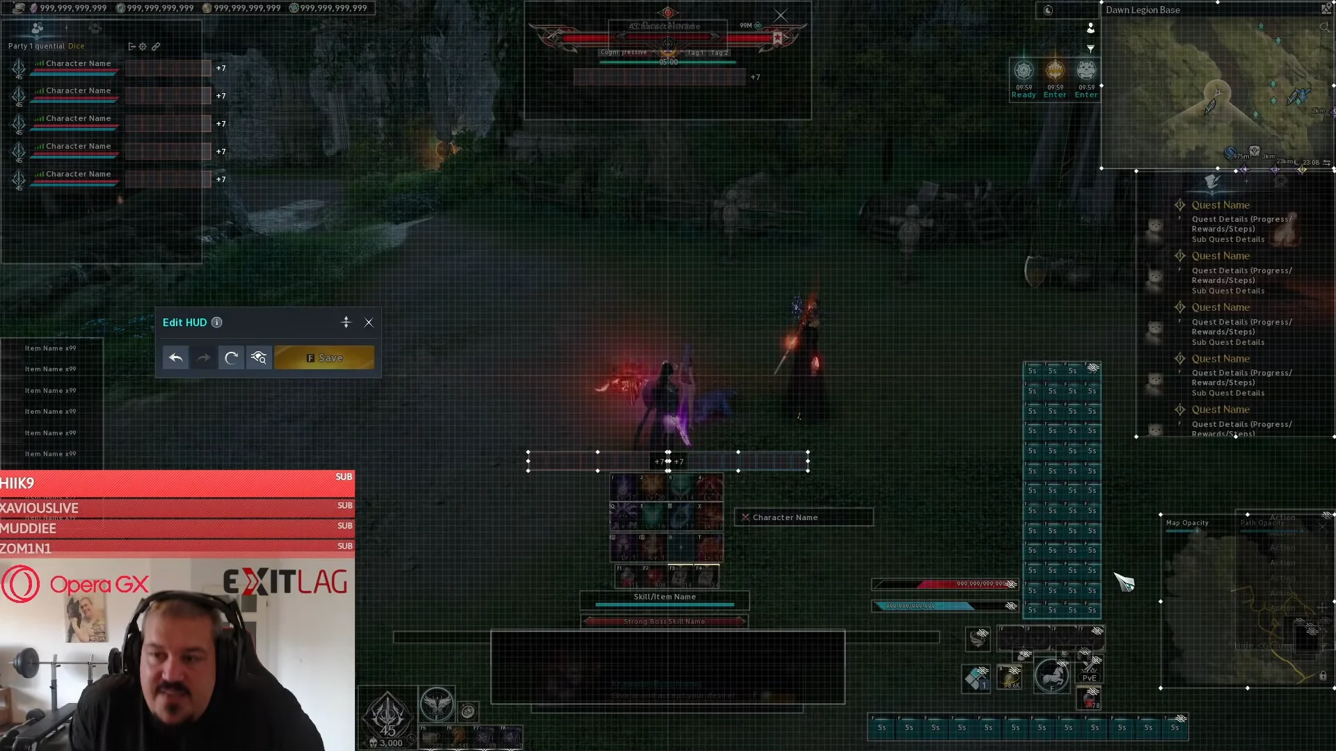 Customizing HUD Layout
