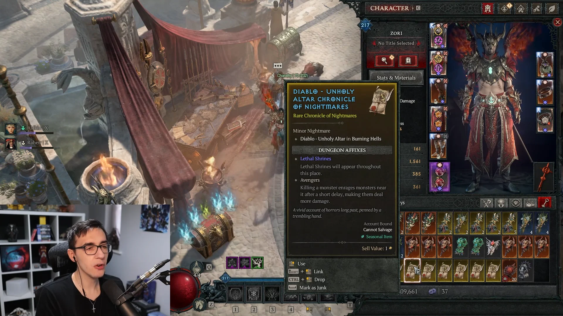 Altar Chronicle Dungeons & Rune Drops