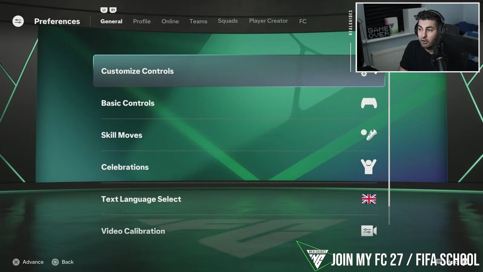Re-applying Custom Controller Settings