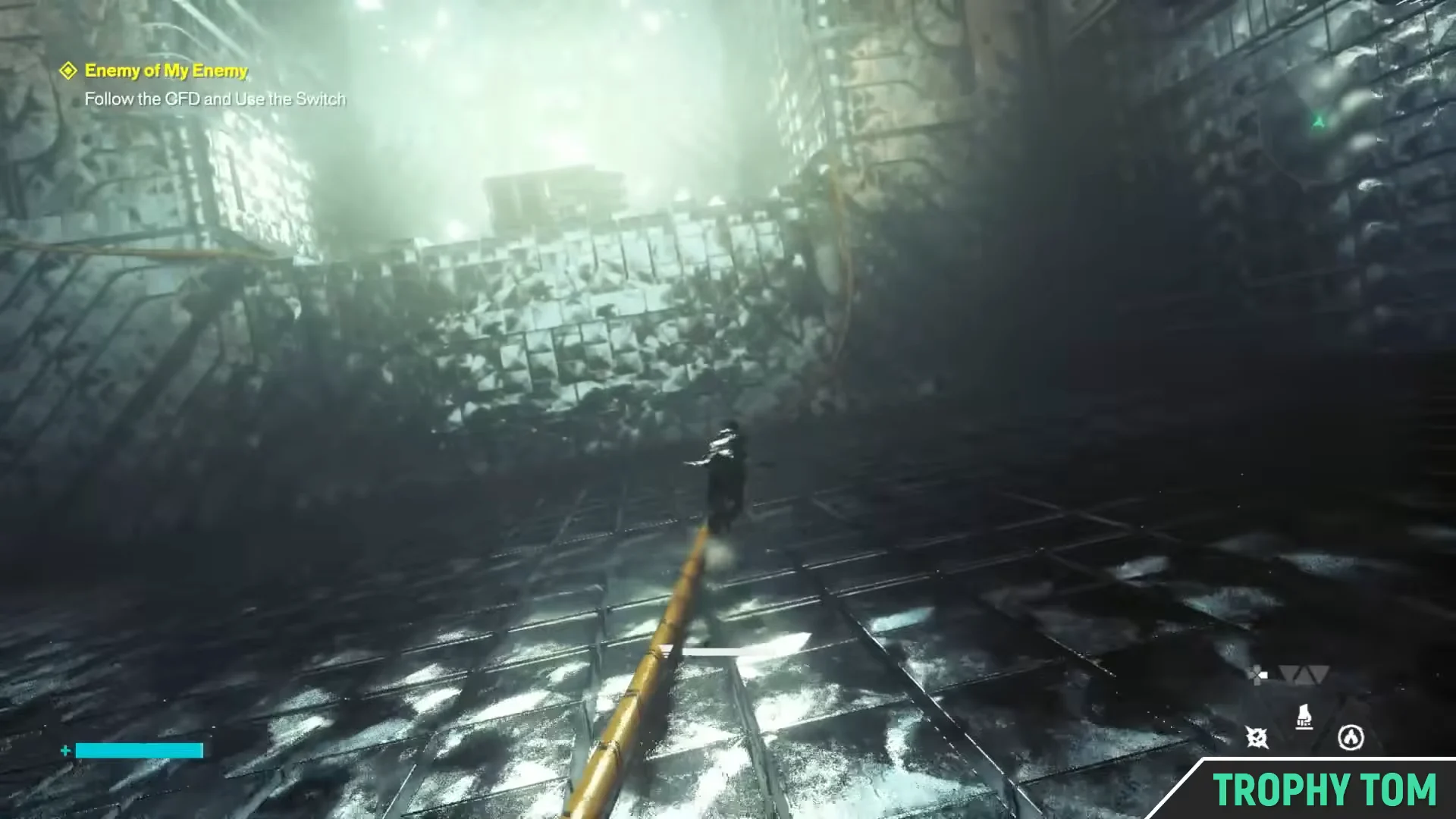 Passing through the shifted corridor