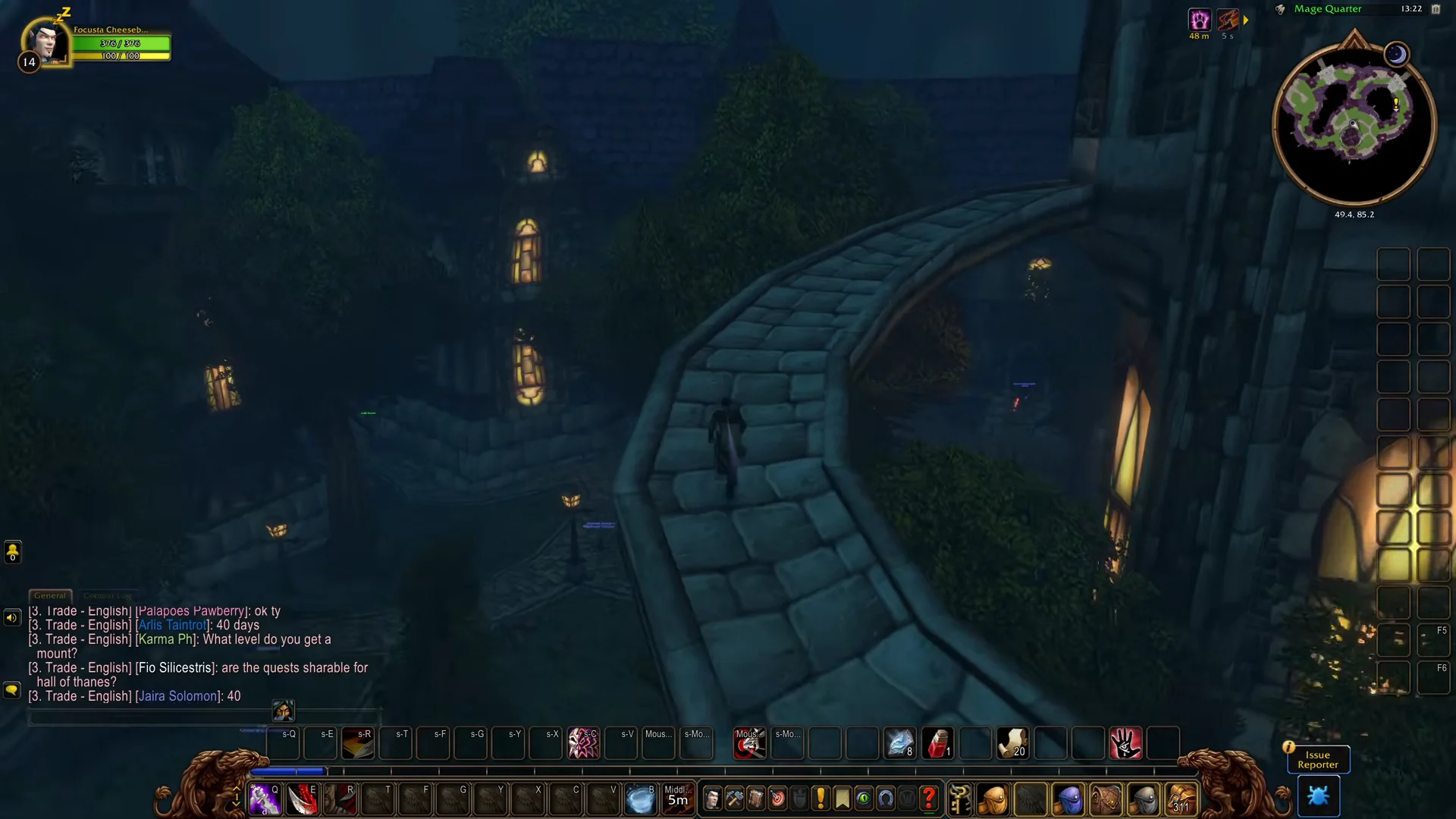 Walking to Wizard's Sanctum