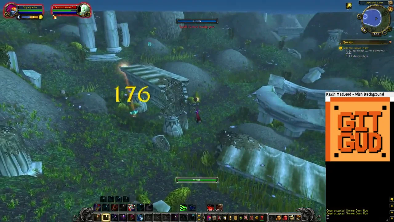 Slaying Water Elementals