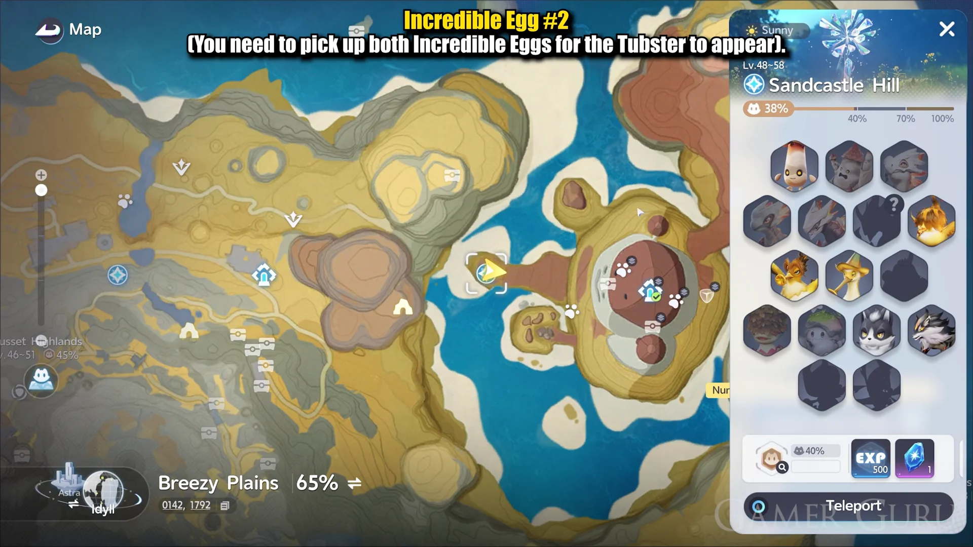 Incredible Egg #2 Location & Collection