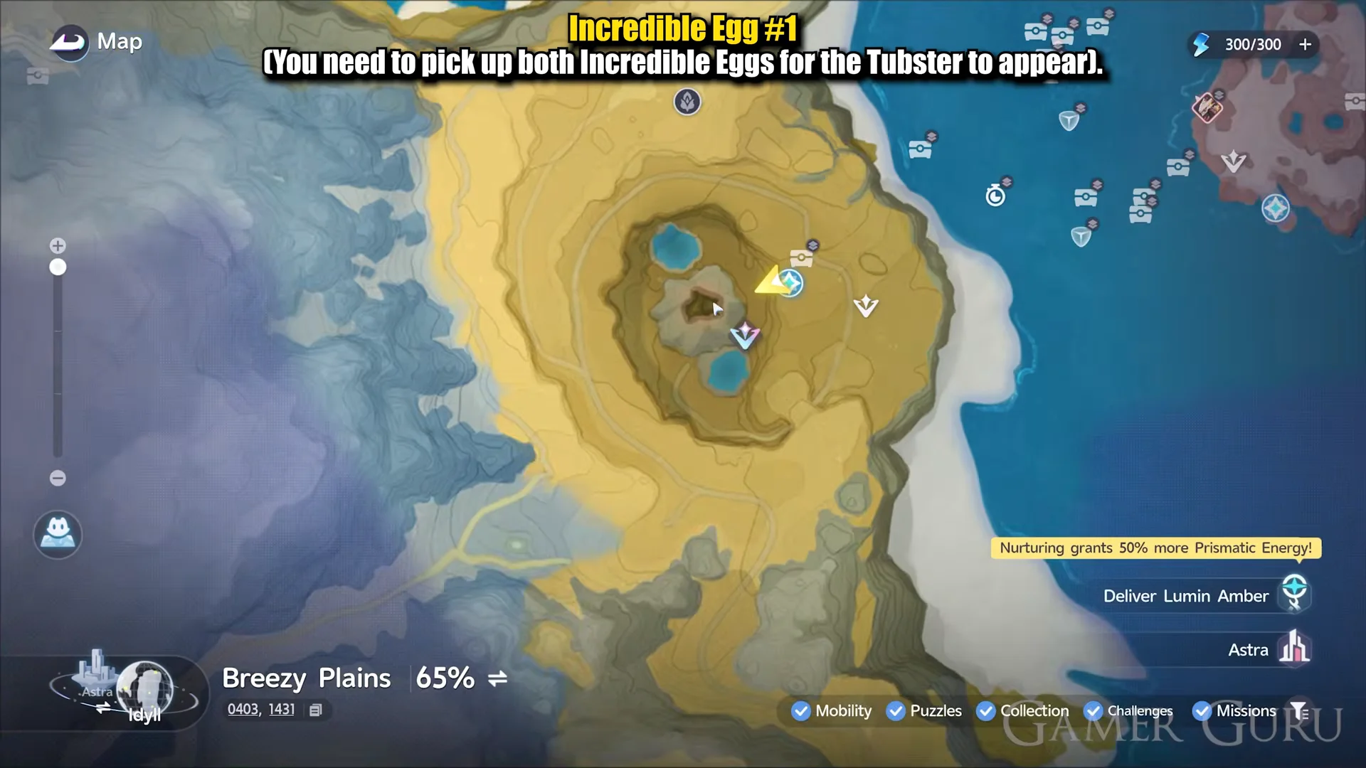 Incredible Egg #1 Map Location