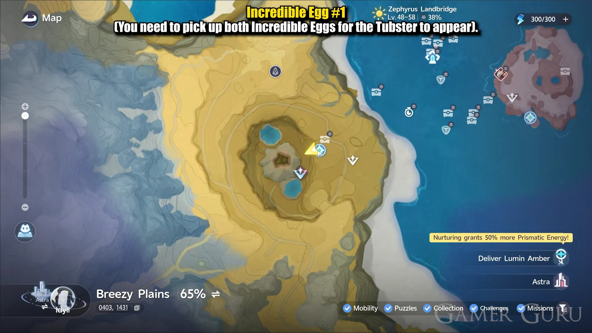 Incredible Egg #1 Map Location