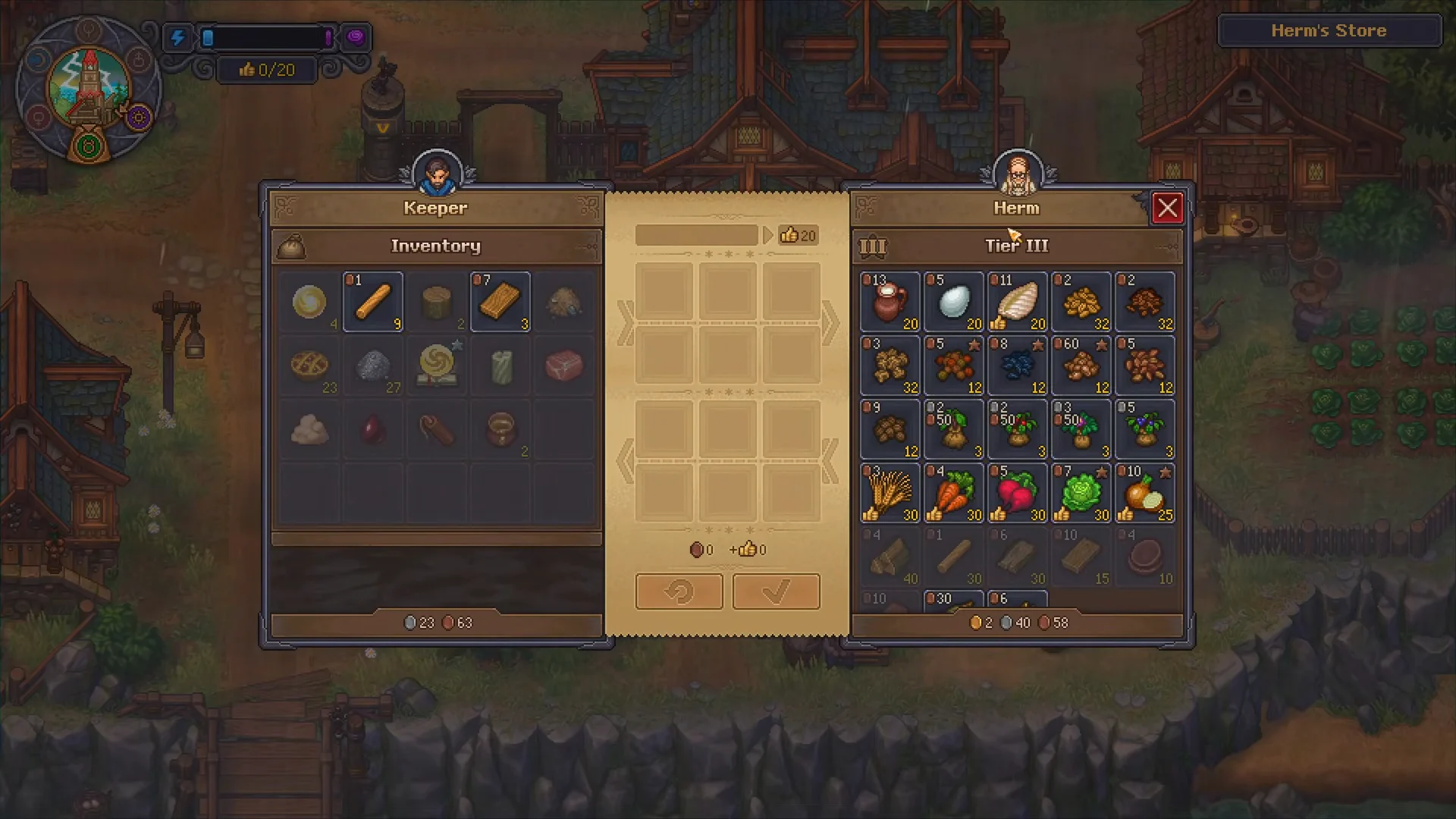 Upgrading Herm's Store
