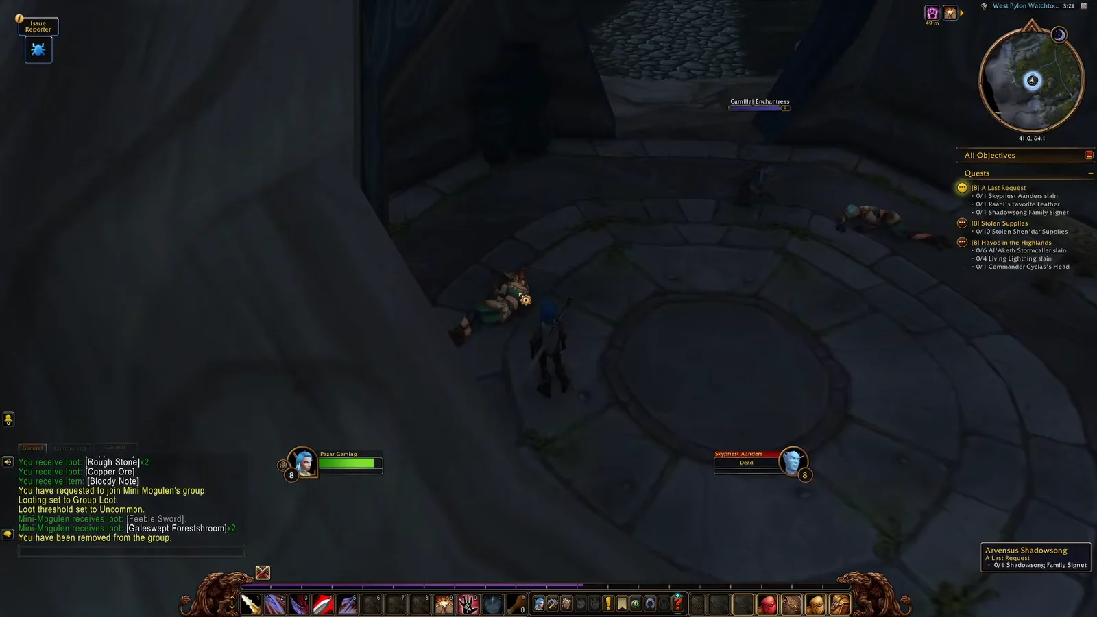 Looting Quest Items