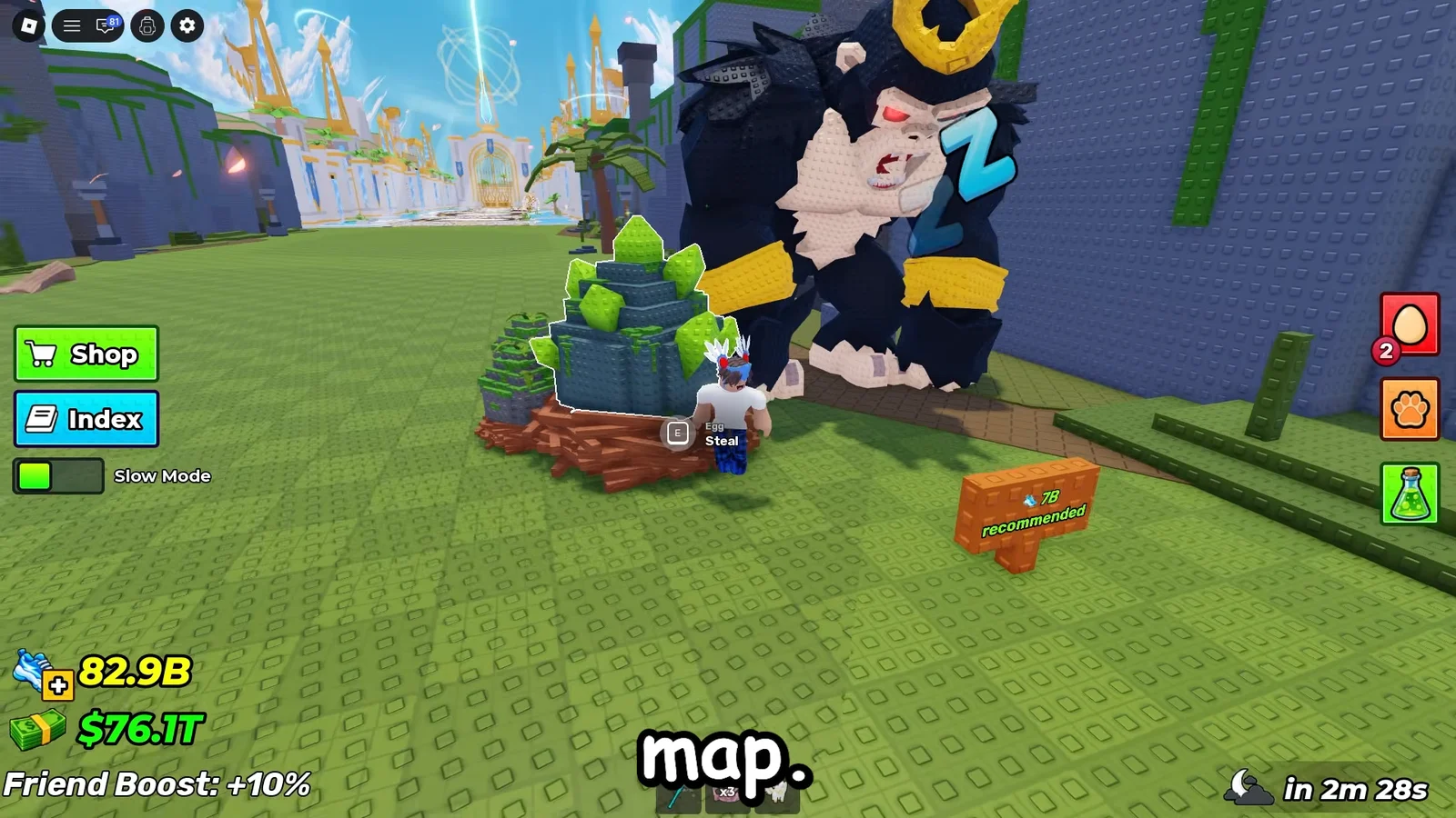 Boss egg glitch attempt