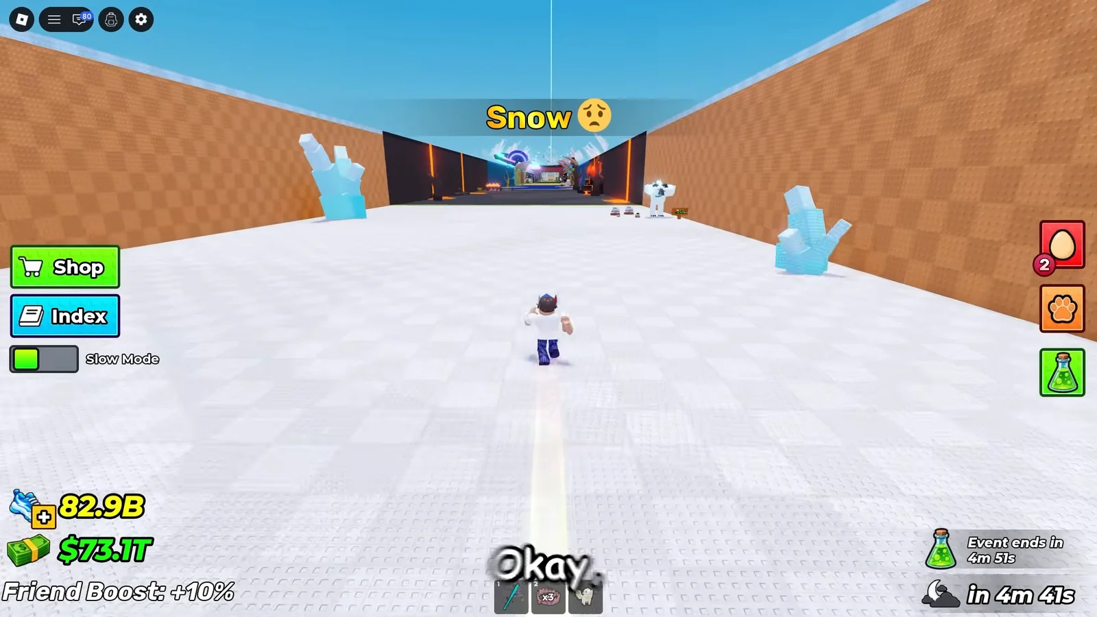 Showing standard gameplay damage