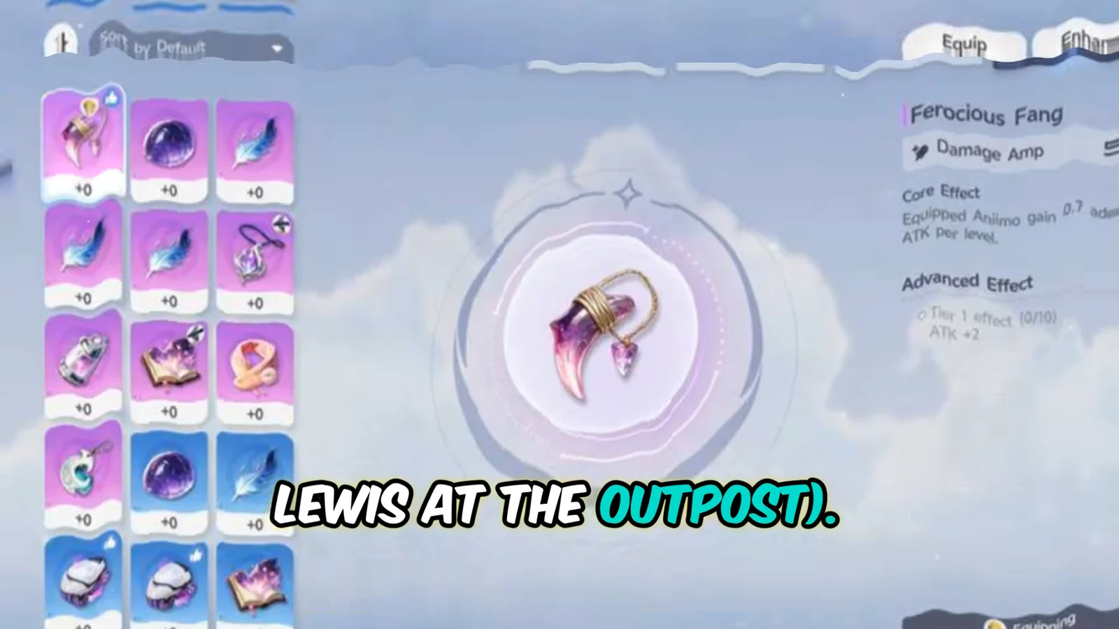 Item Qualities and Recommended Progression