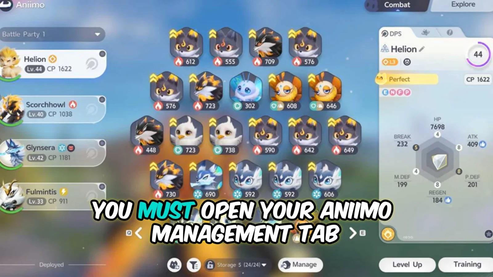 How to Equip Held Items