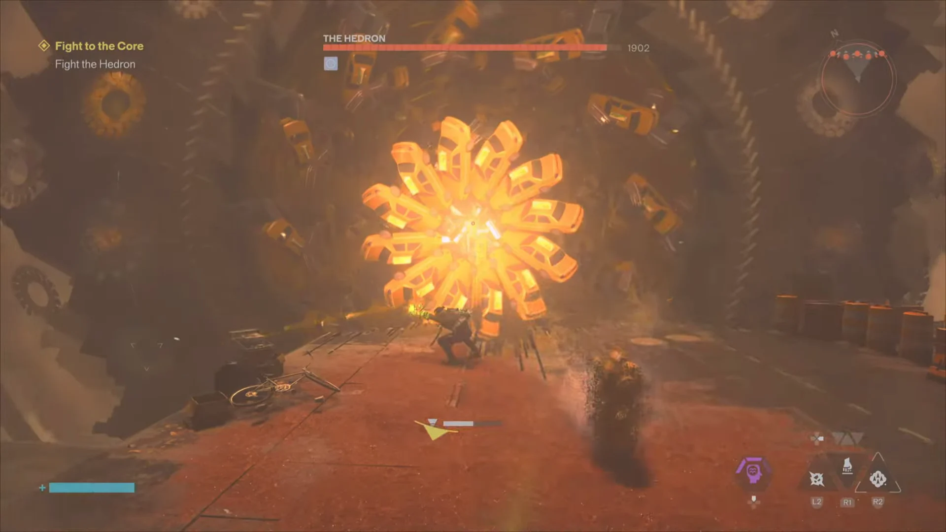 Hedron Boss Battle Phase 1