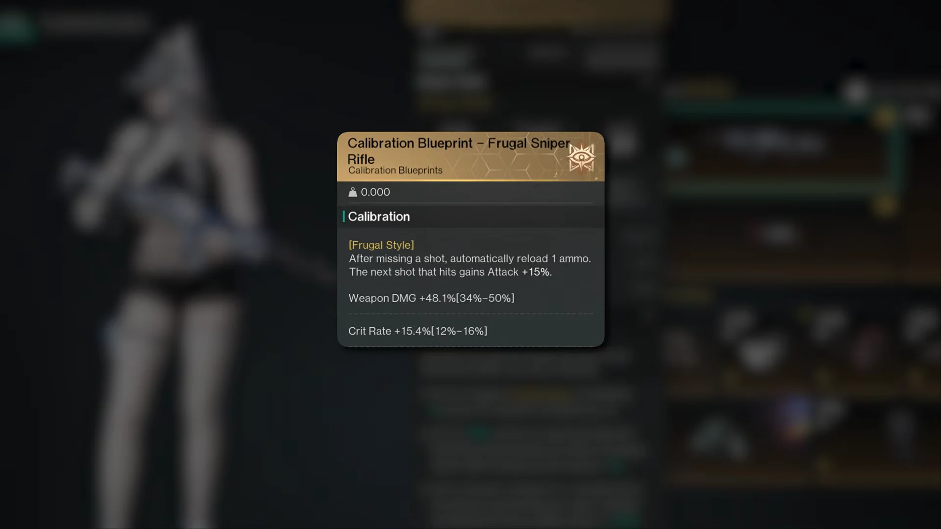 Weapon Calibration