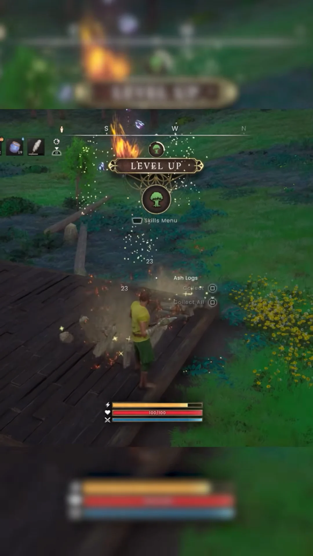 Chopping Log & Level 12
