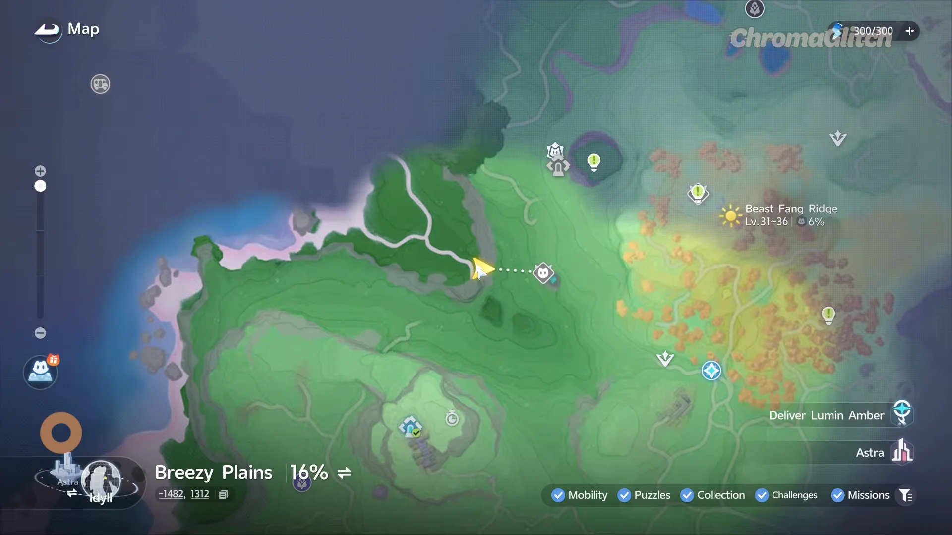 Alpha Glynsera Location