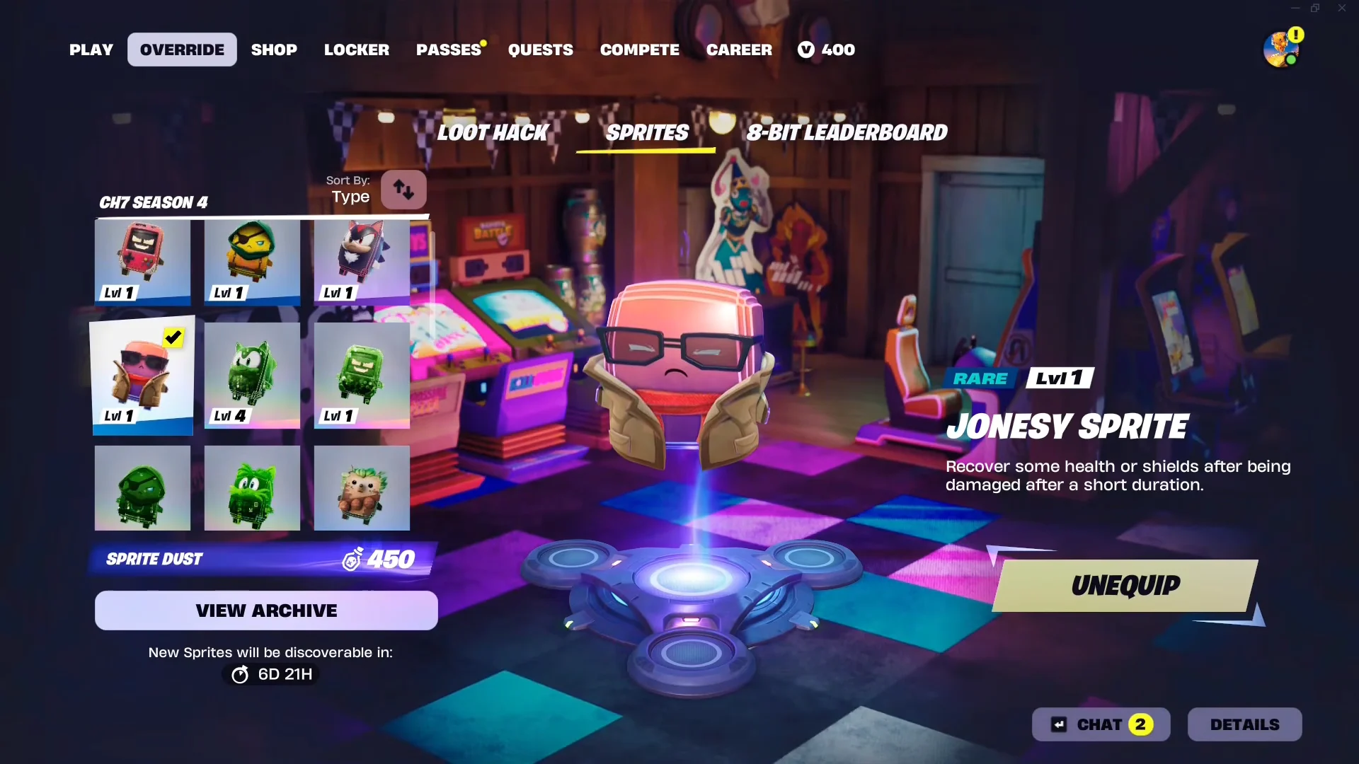 Cheat Master Jonesy Sprite
