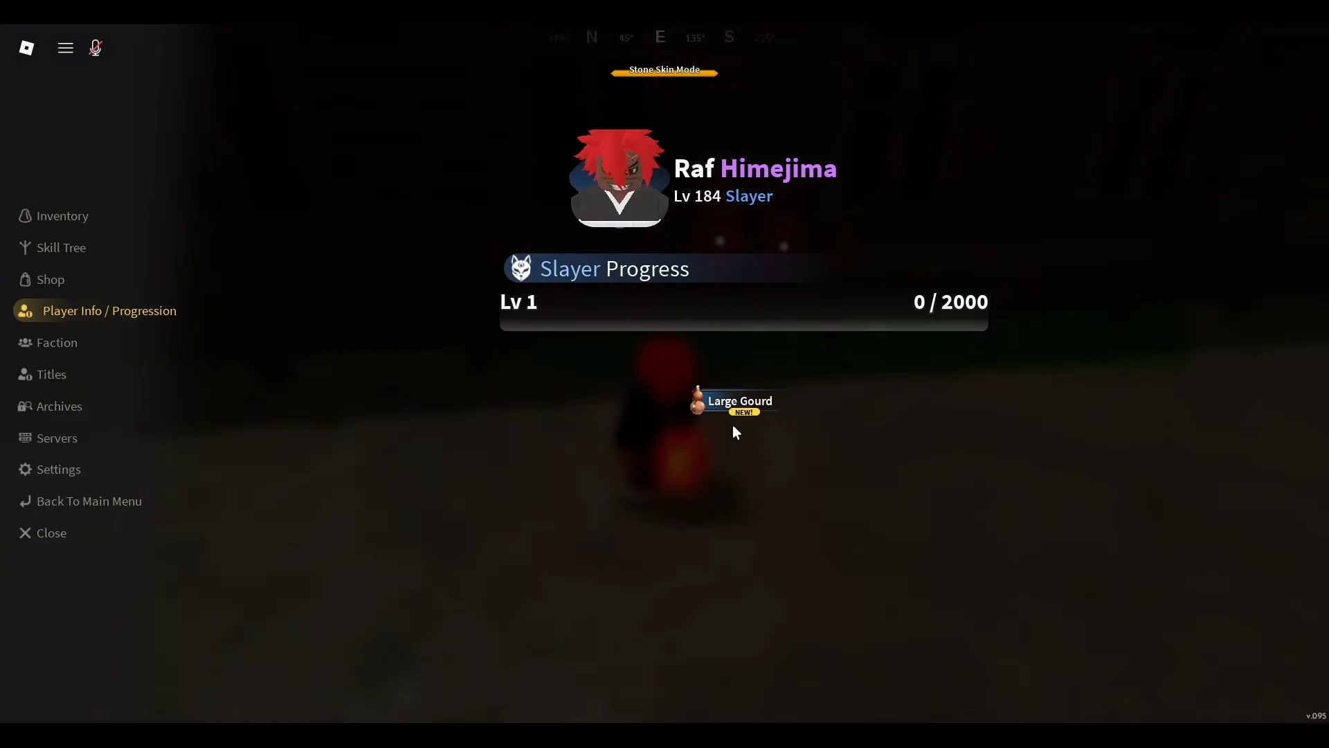 Checking Slayer Level and Using Gourd
