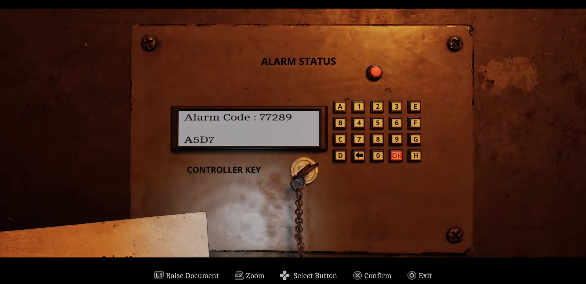 Silencing Alarm Status terminal
