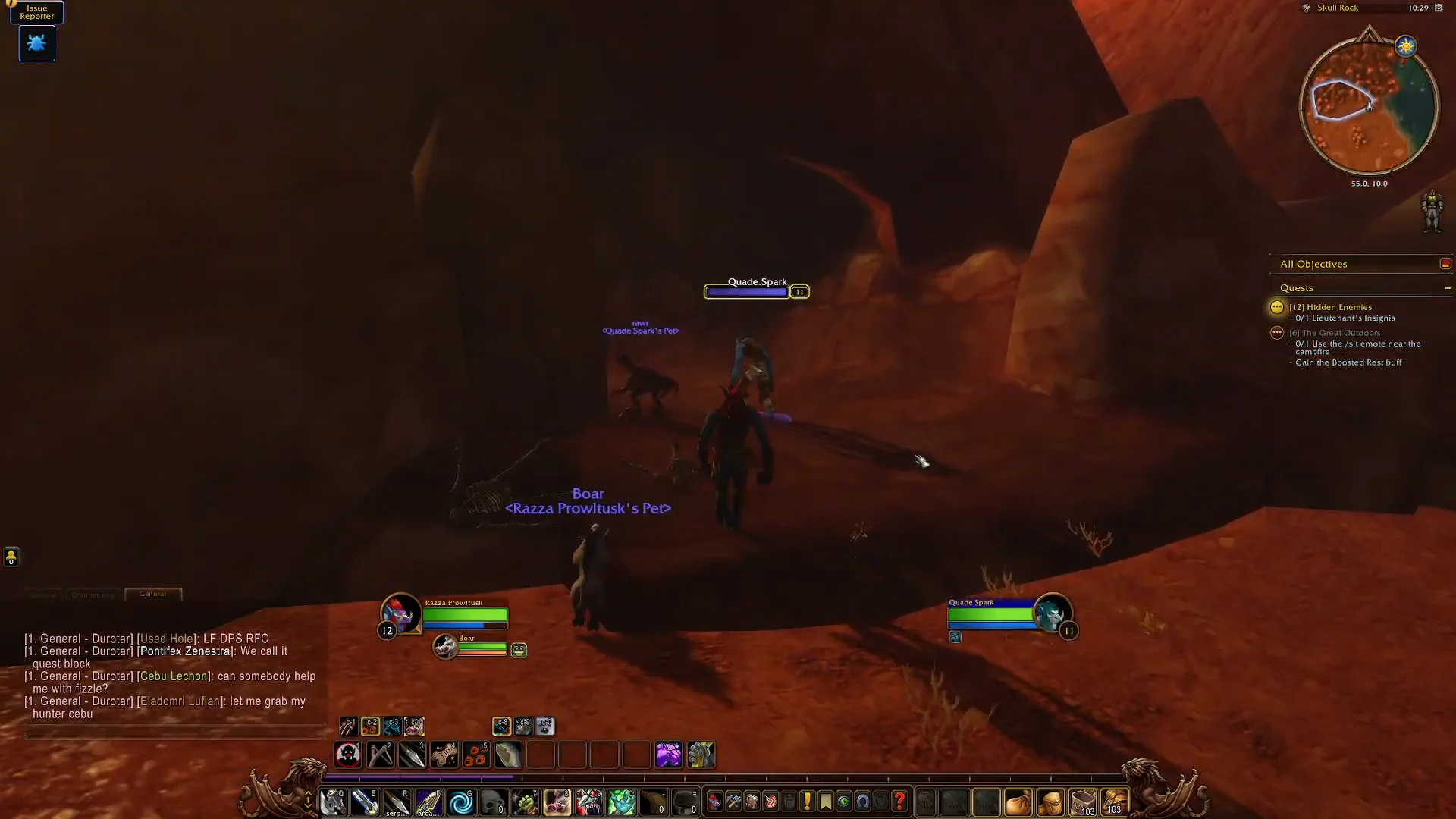 Approaching Skull Rock
