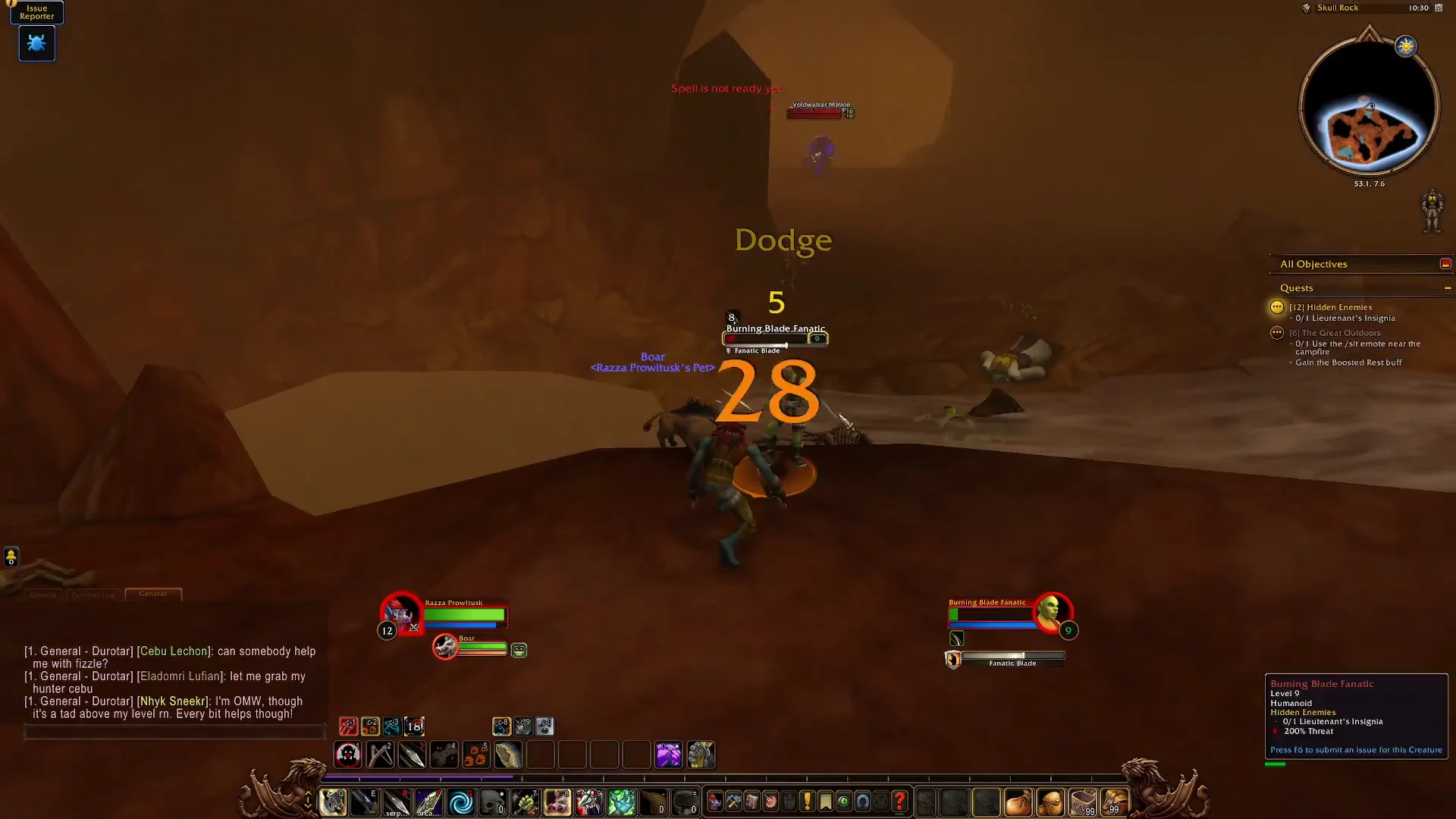Navigating the Cave & Combat