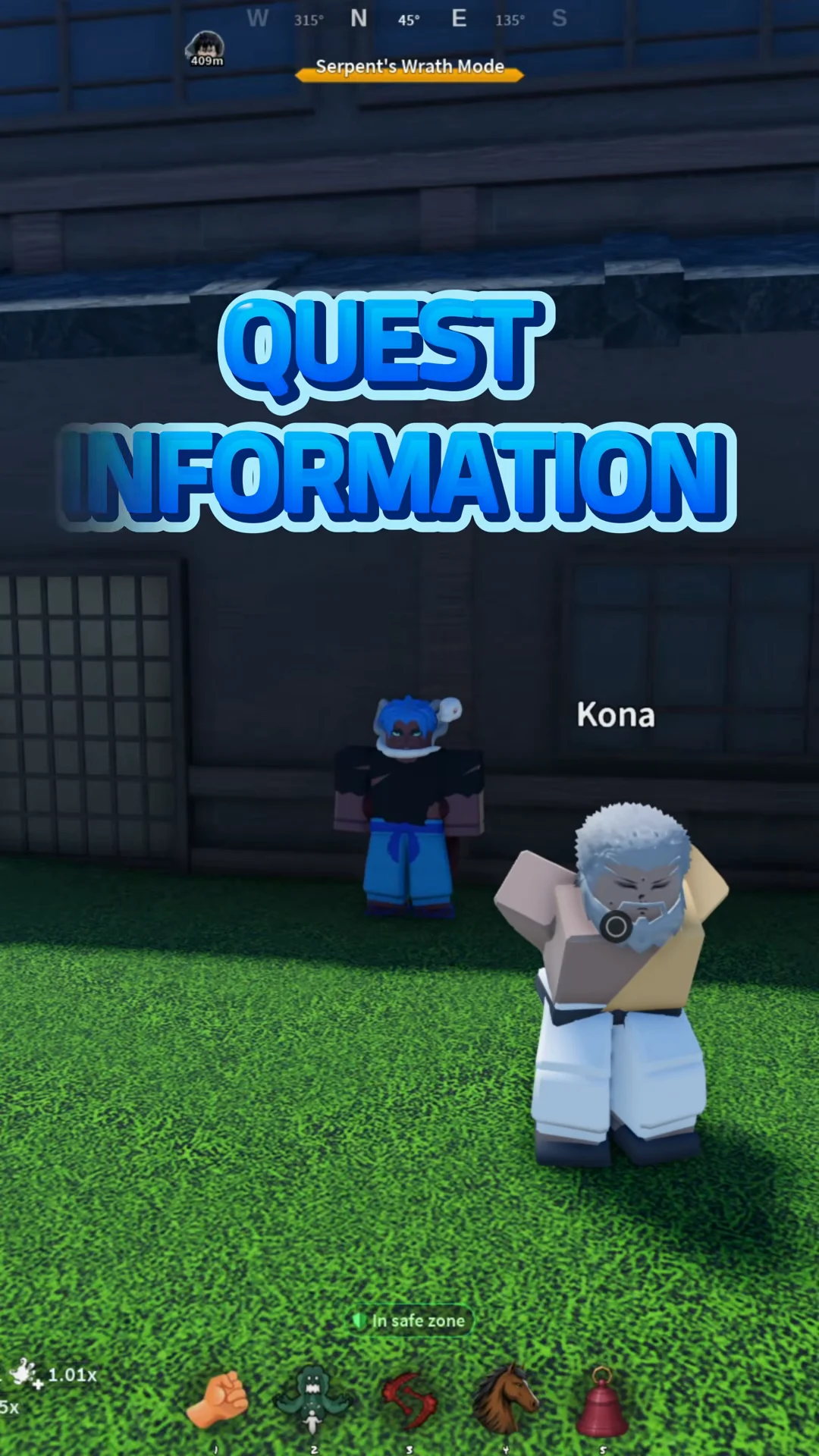 Quest Information and Kona Location