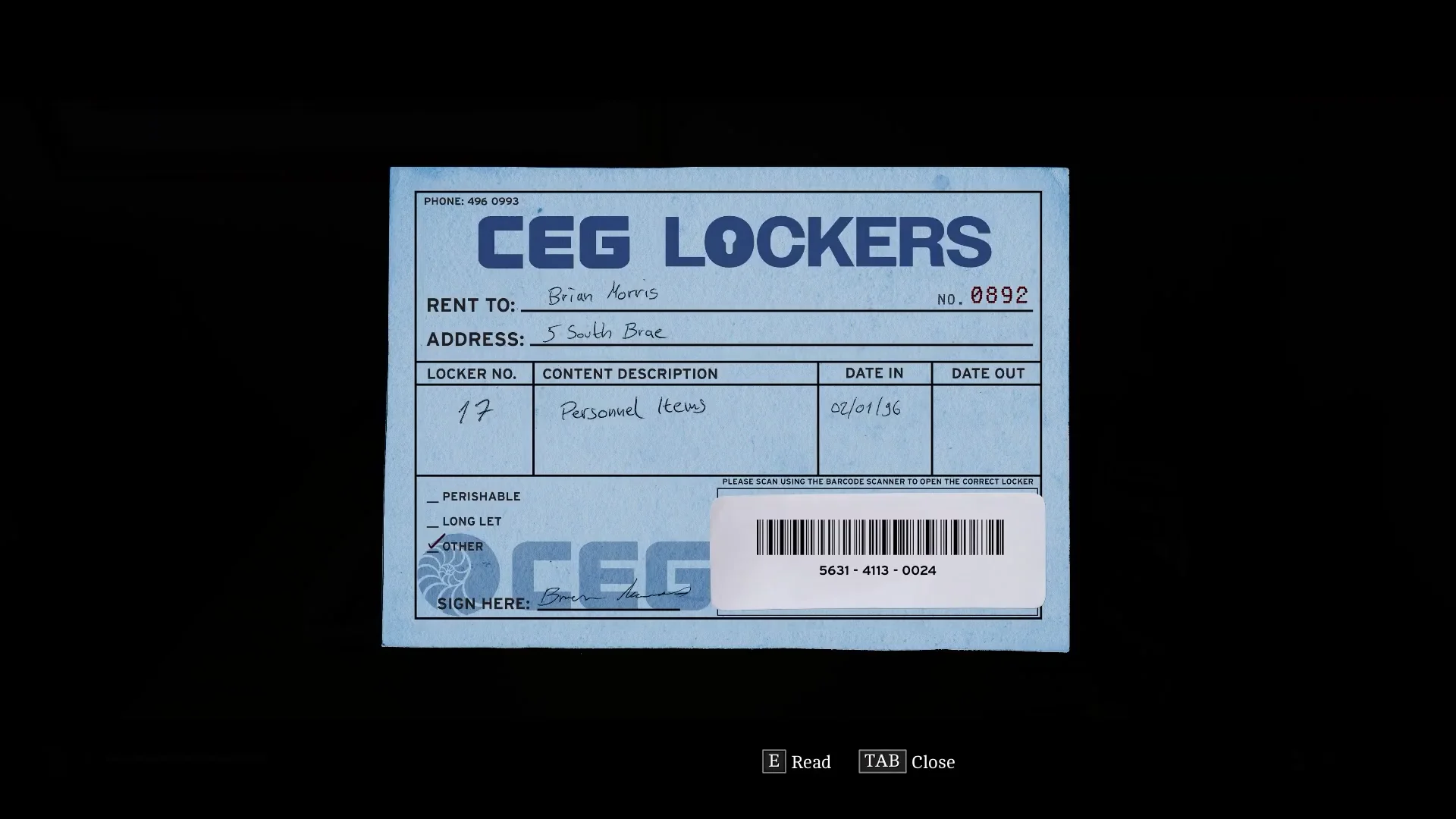Collecting Barcode Document