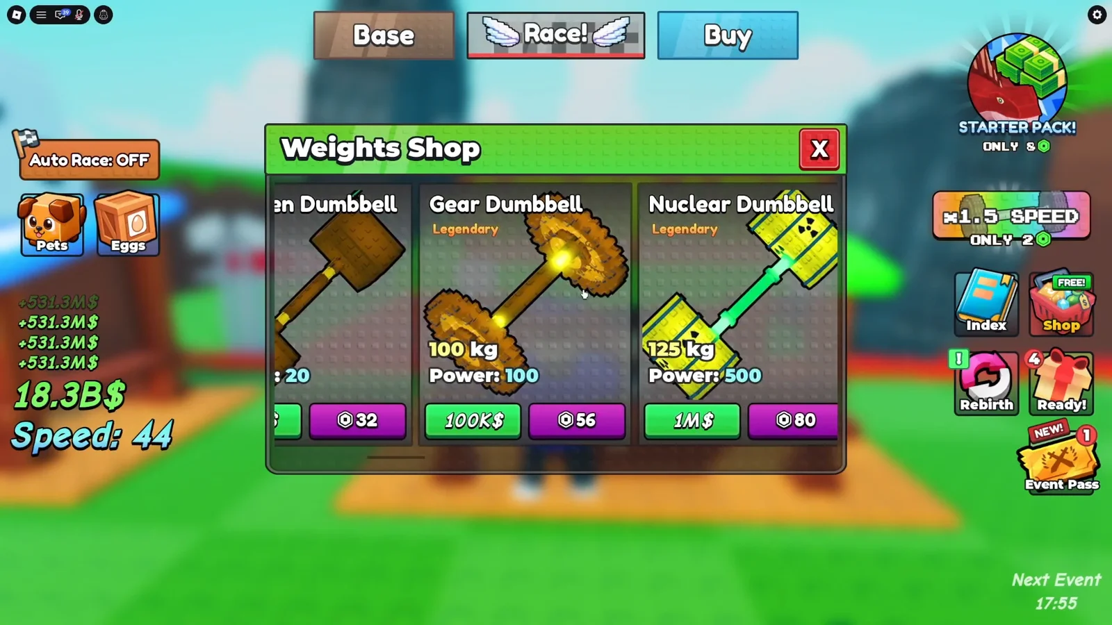 Checking Lucky Shop and Weights