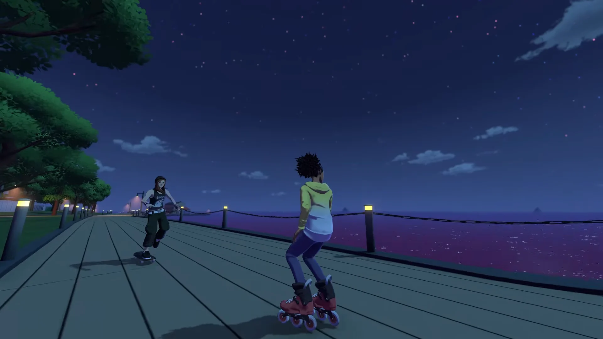Boardwalk Conversation