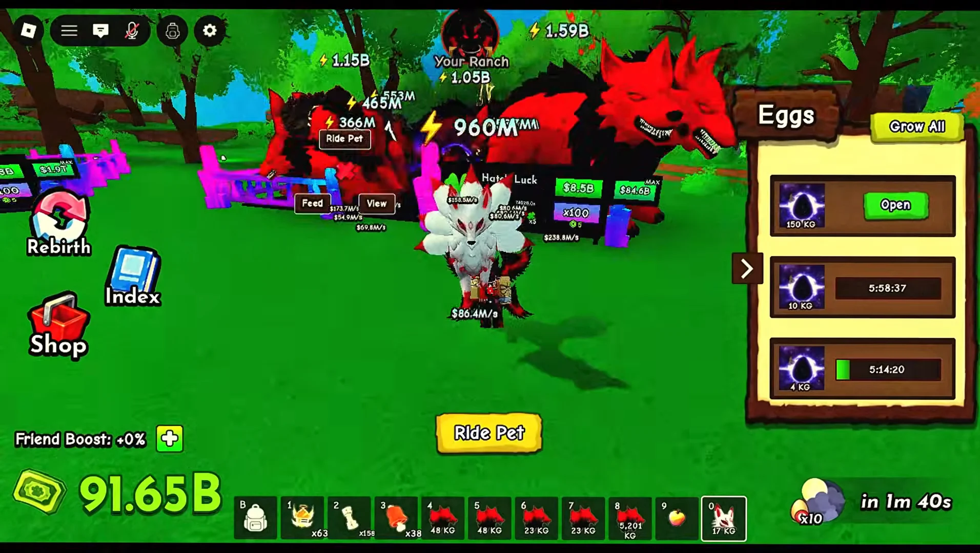 Hatching the Kitsune Pet