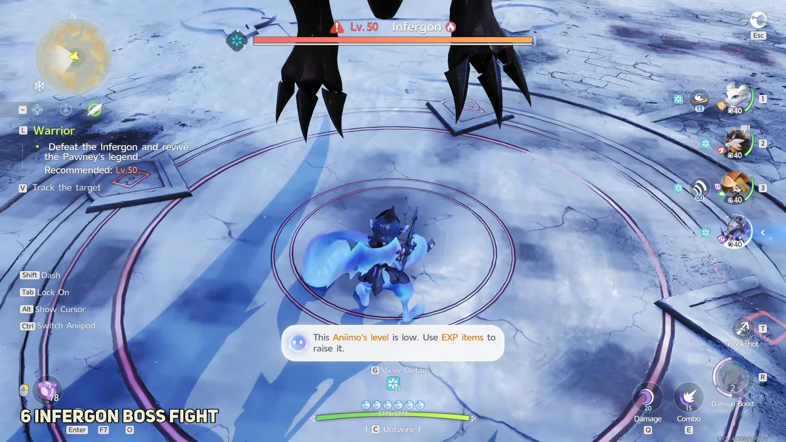 Infergon Boss Fight
