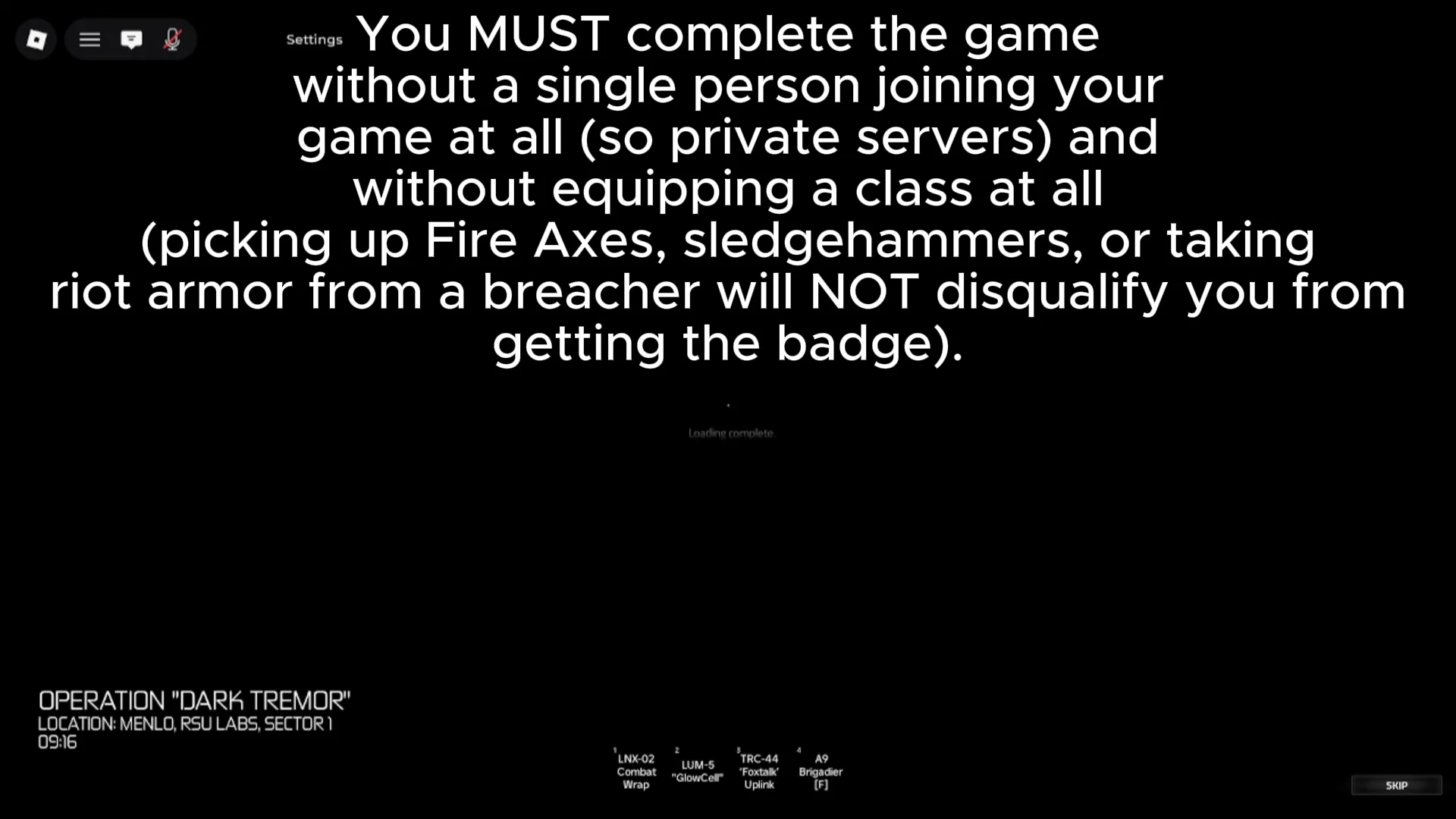 Badge requirements overview