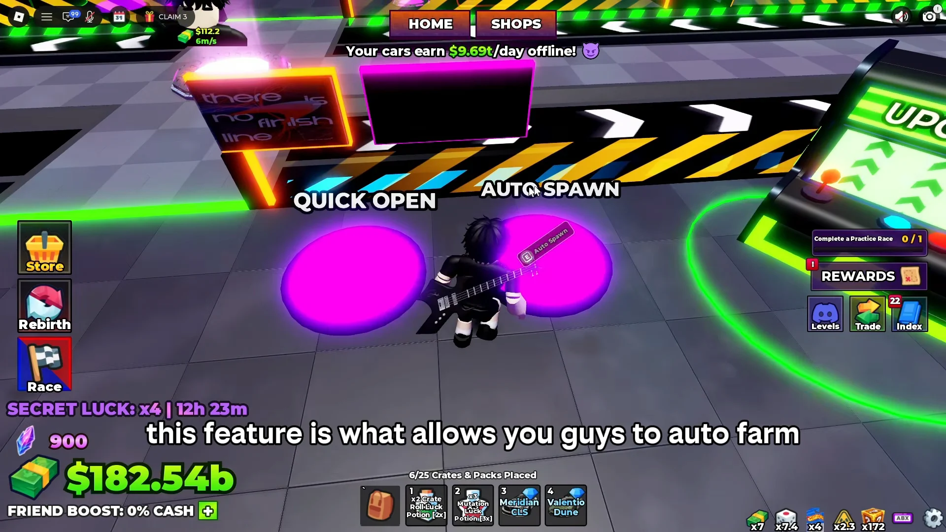 Quick Open & Auto Spawn Pads
