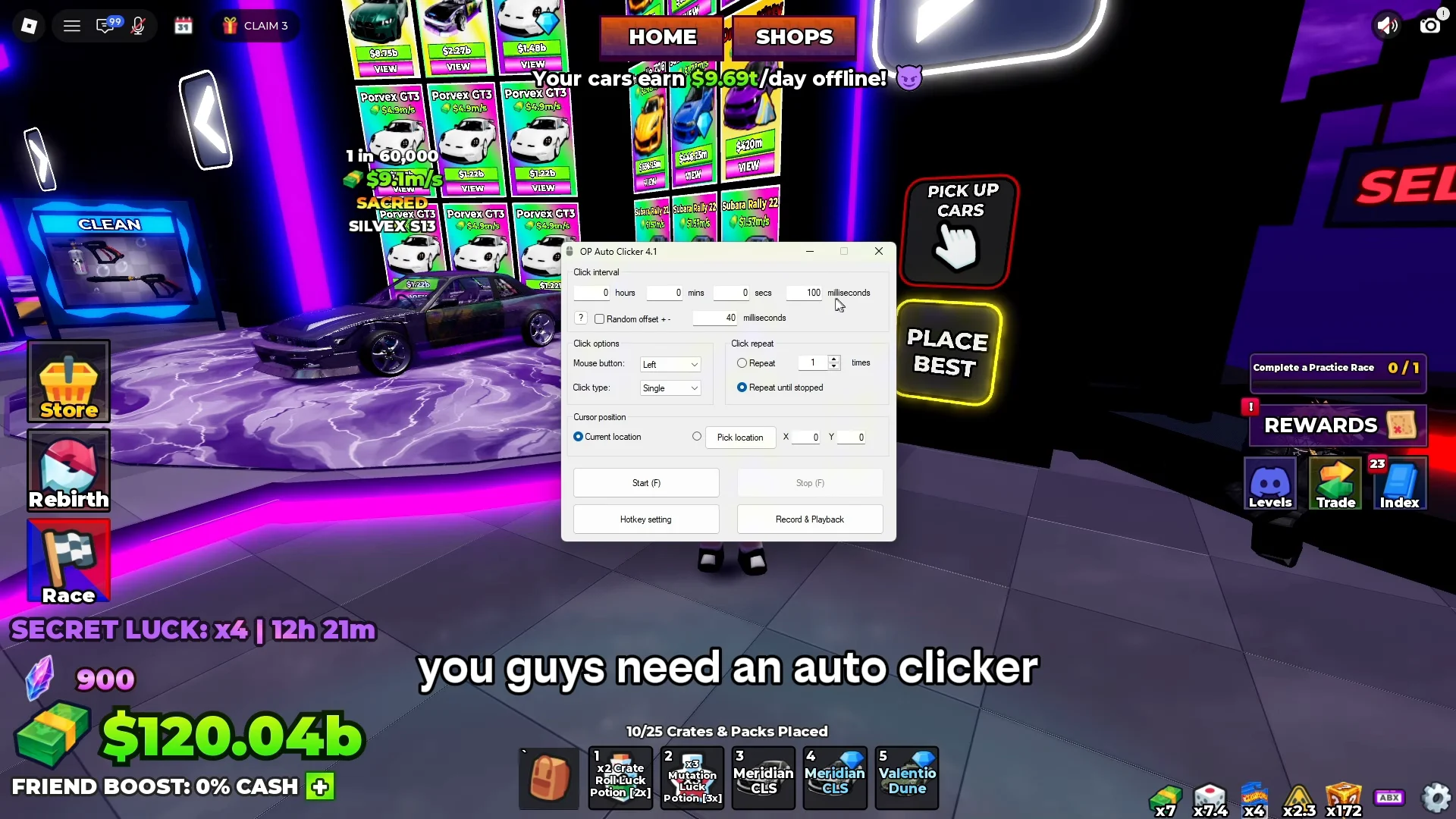 Setting Up OP Auto Clicker