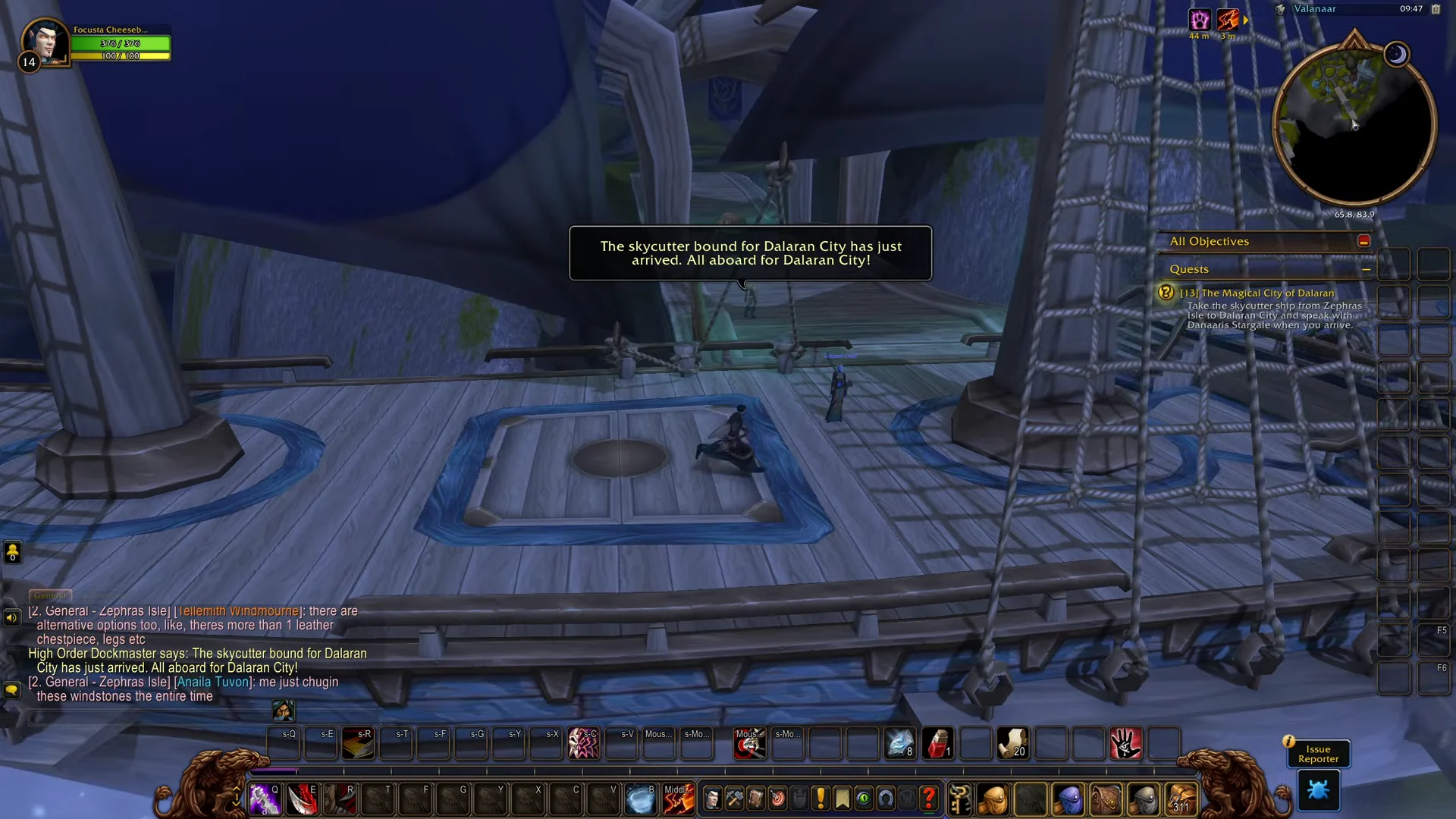 Boarding the Skycutter