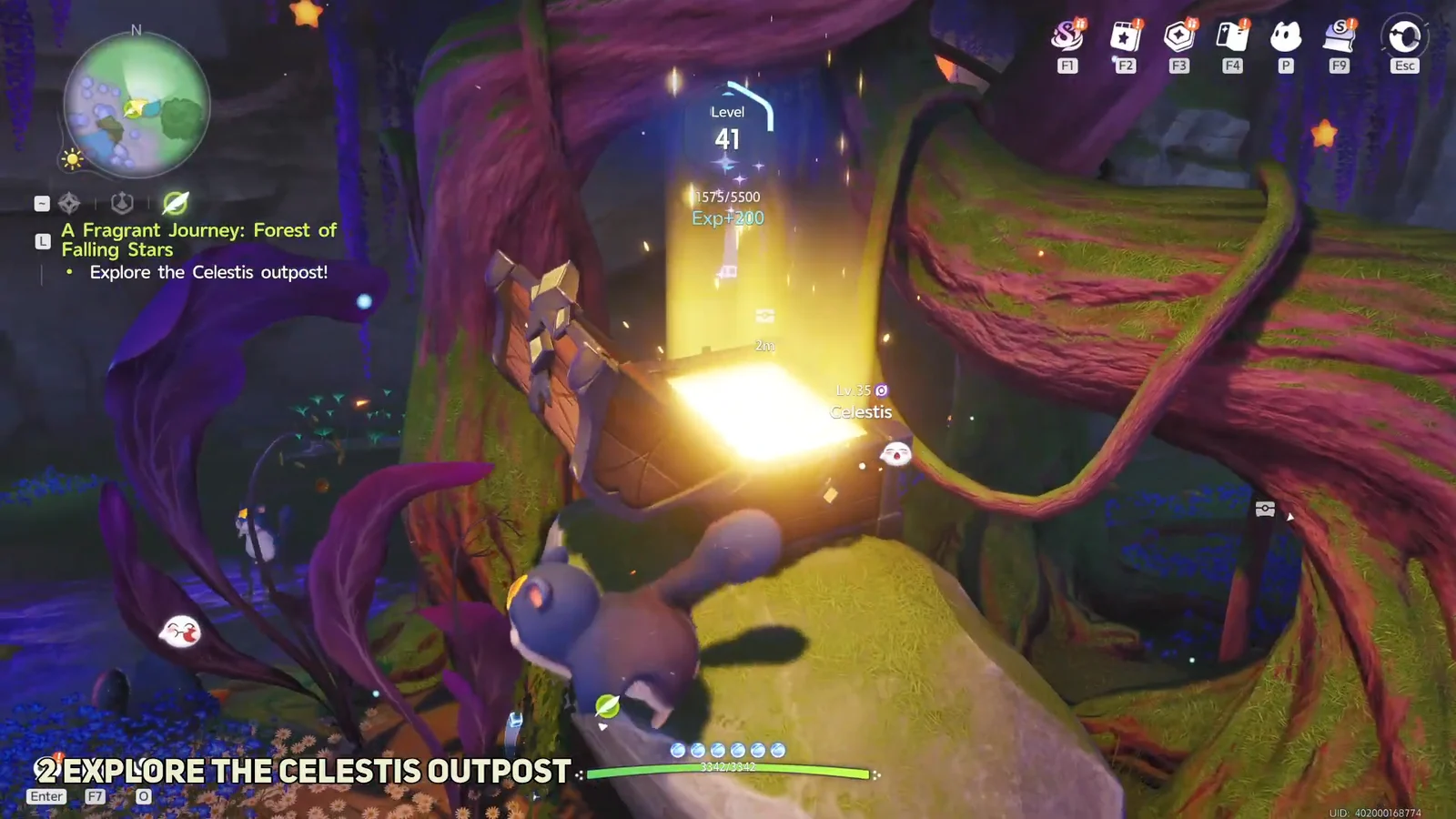 Opening the Reward Chest