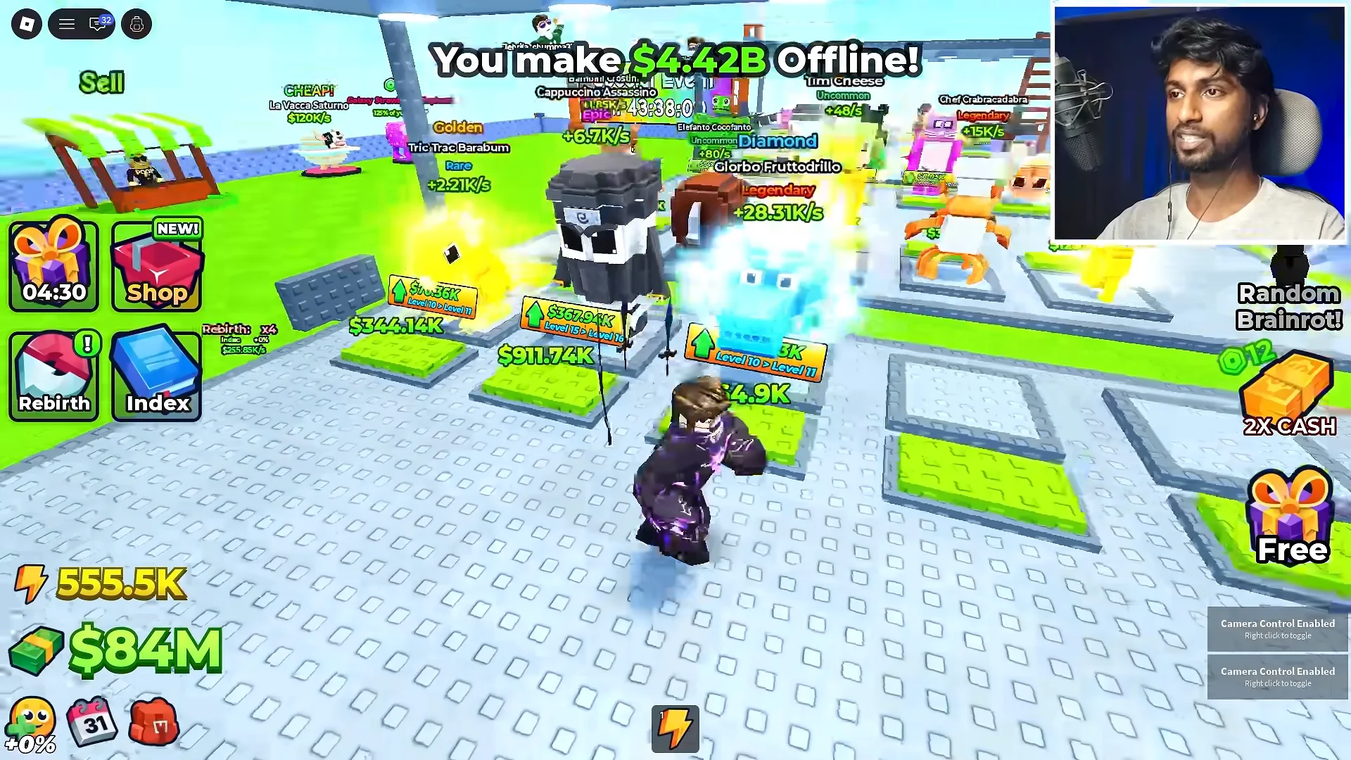 Upgrading Glorbo to Level 10