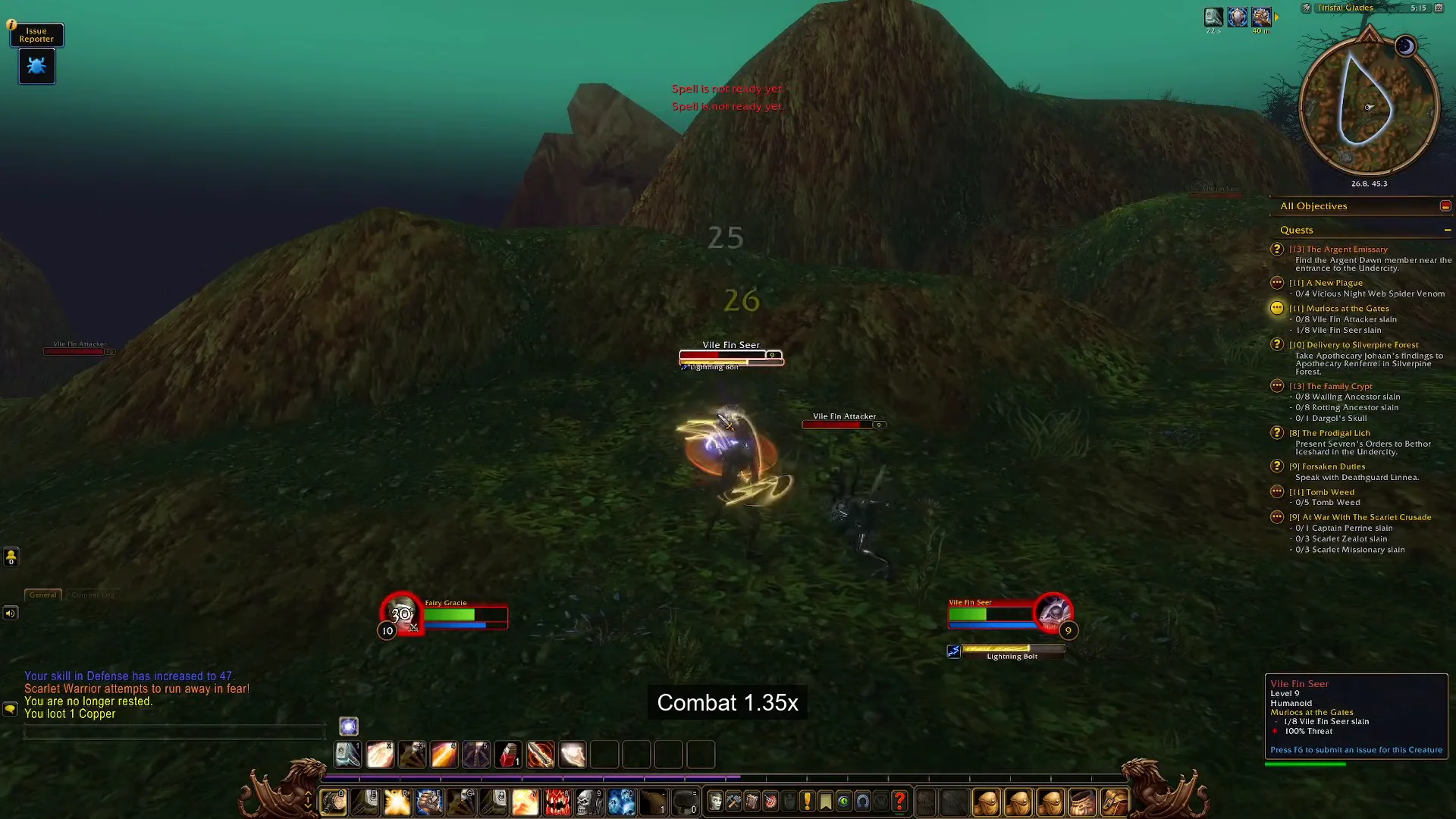 Locating and engaging Murlocs