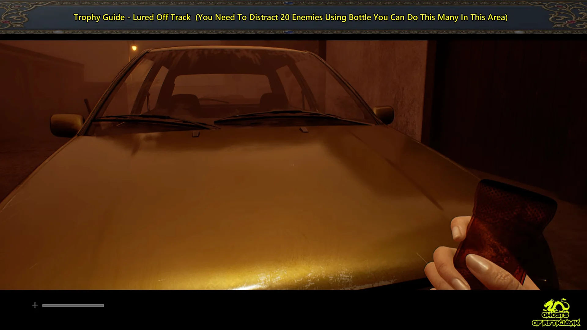 Sneaking Past Behind Car