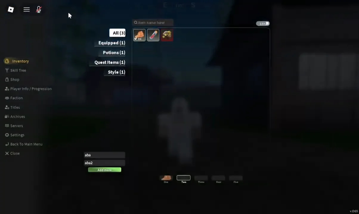 Opening the Menu